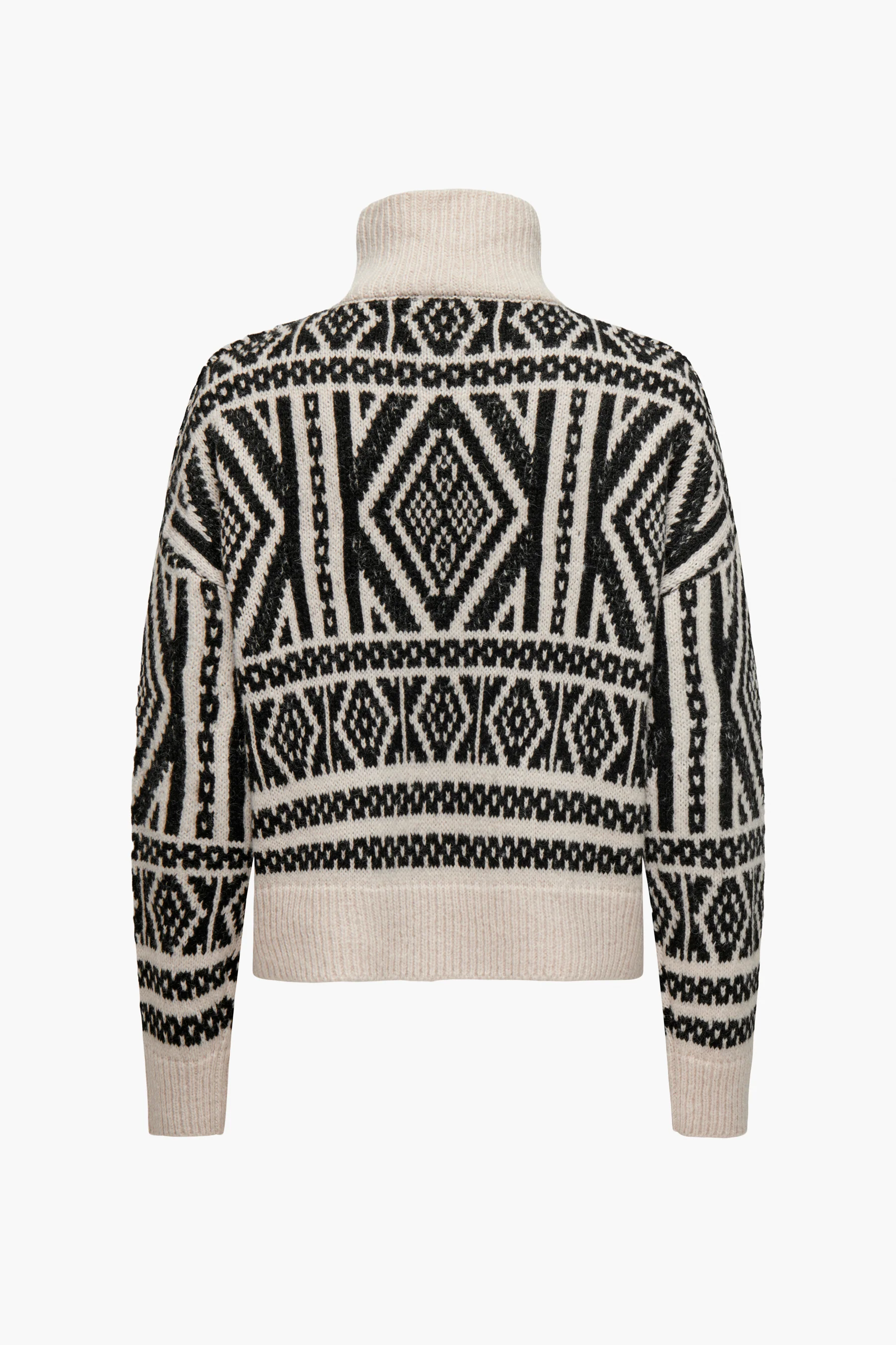 Pull met rolkraag - ecru - Image 7