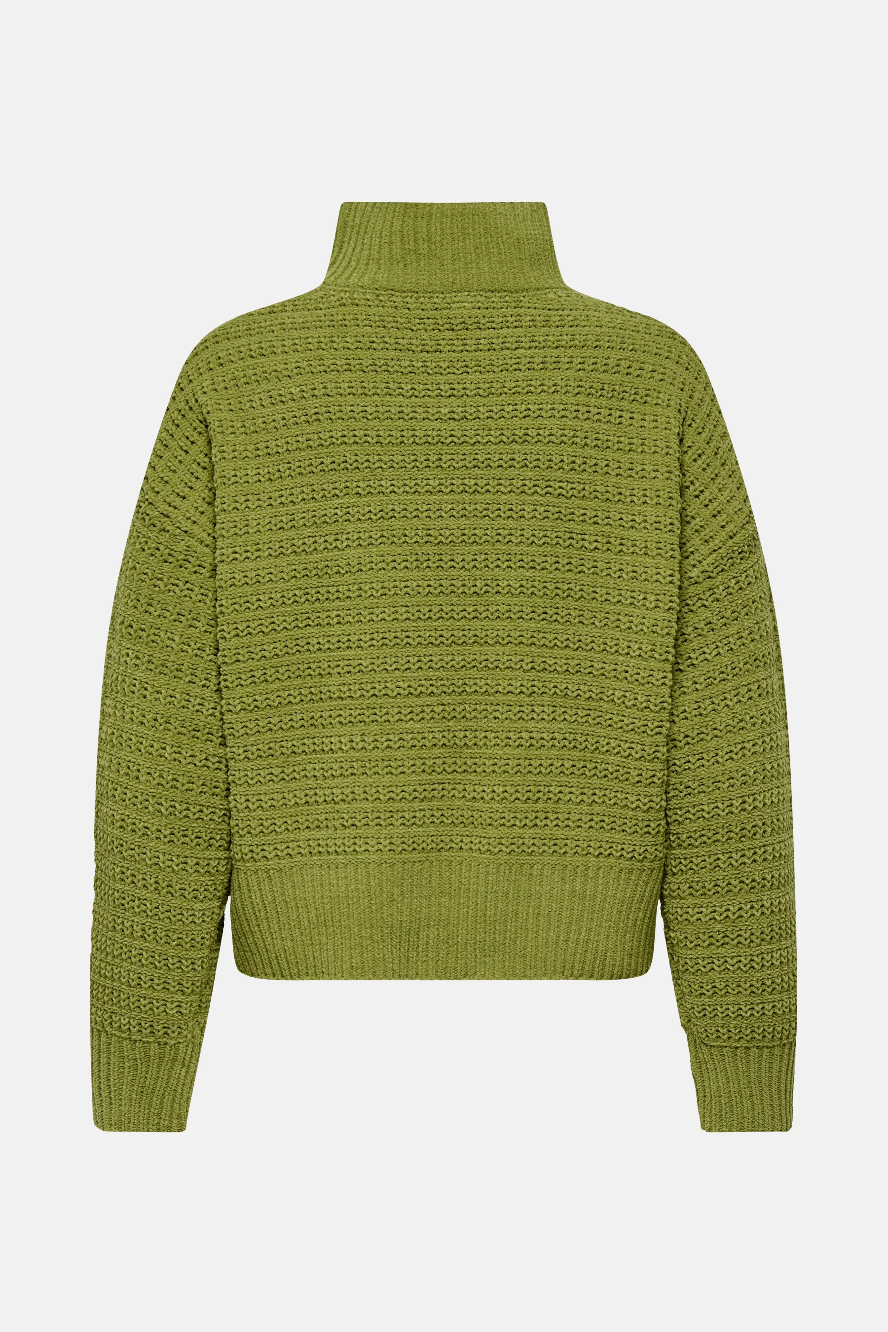 Pull met rolkraag - groen - Image 7