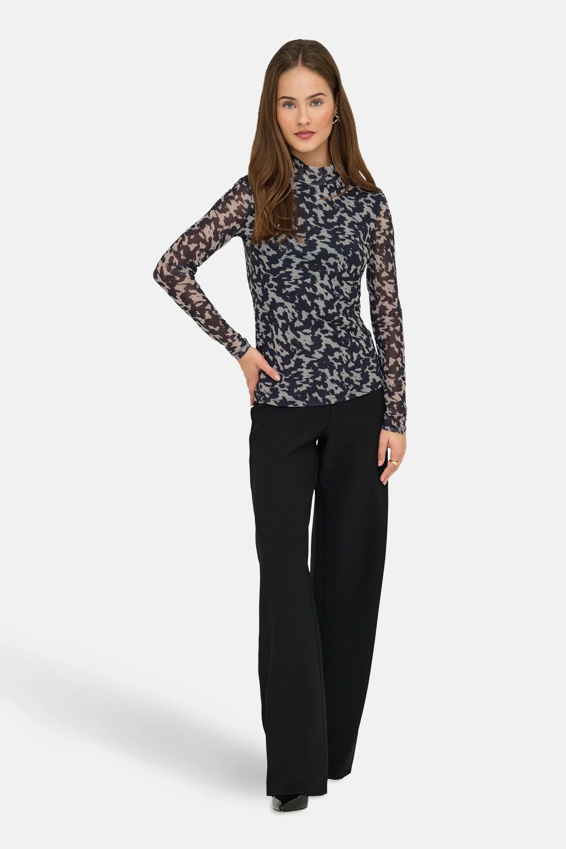 Pull met rolkraag - multicolor - Image 2
