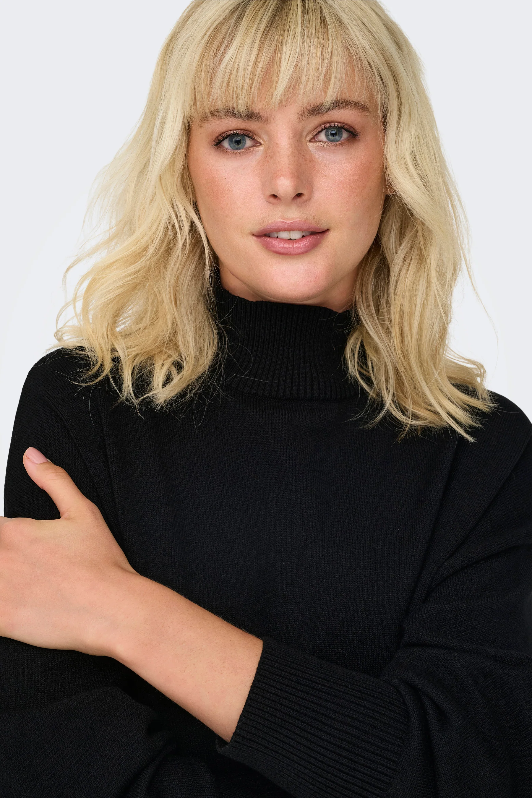 Pull met rolkraag - zwart - Image 5