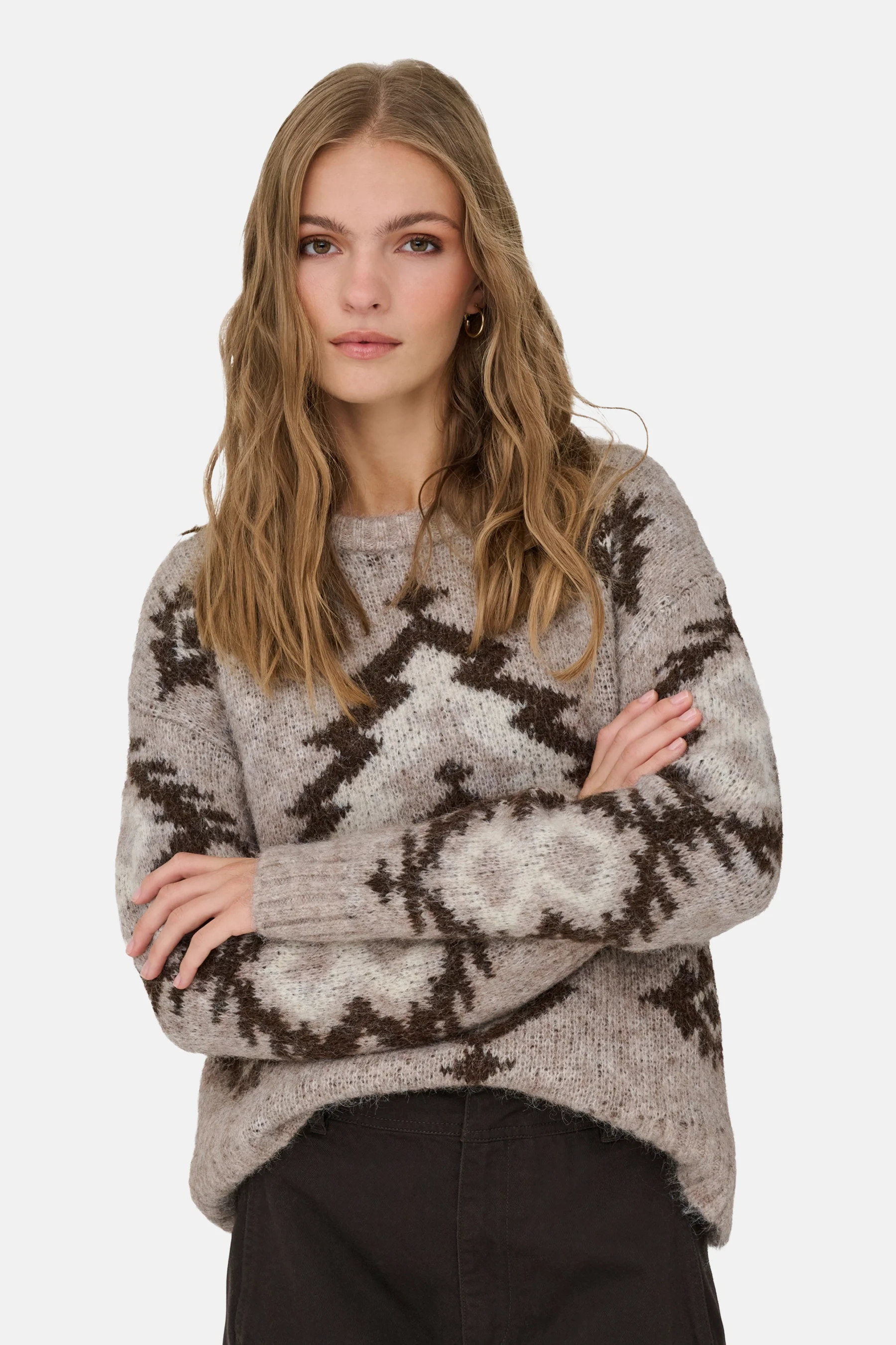 Pull met ronde hals - Multicolor - Image 5