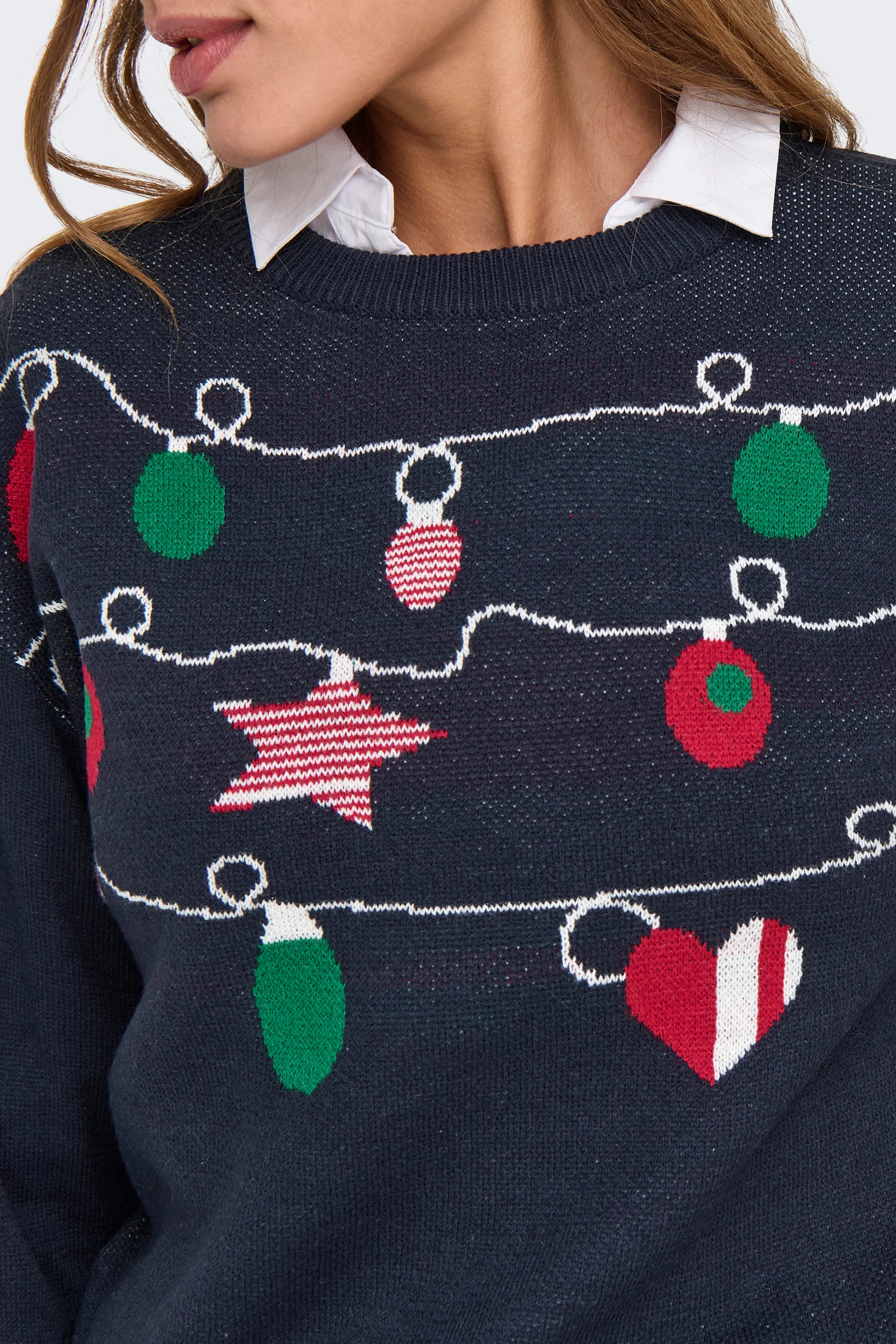 Pull met ronde hals - blauw - Image 6