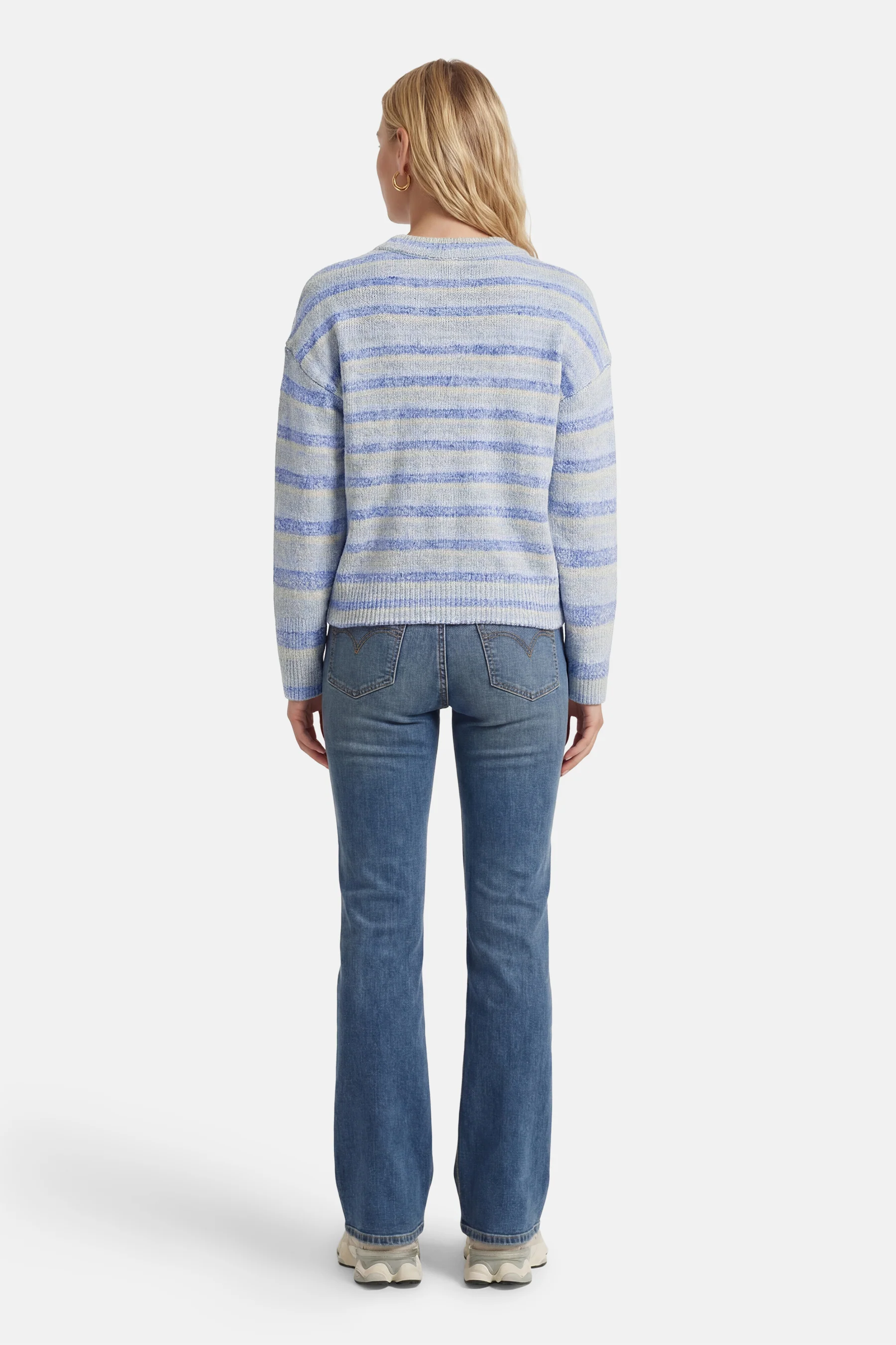 Pull met ronde hals - blauw - Image 4