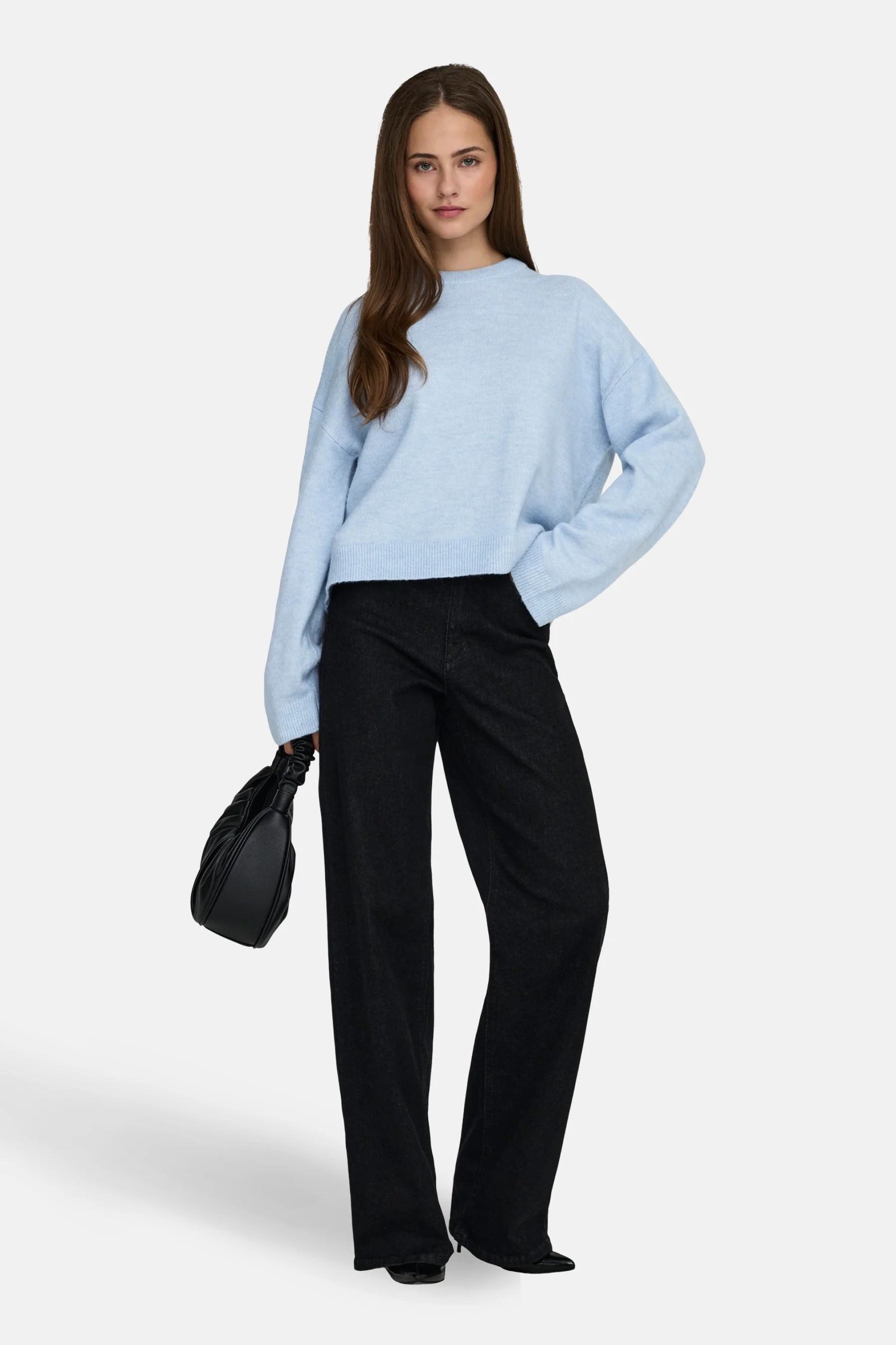 Pull met ronde hals - blauw - Image 2
