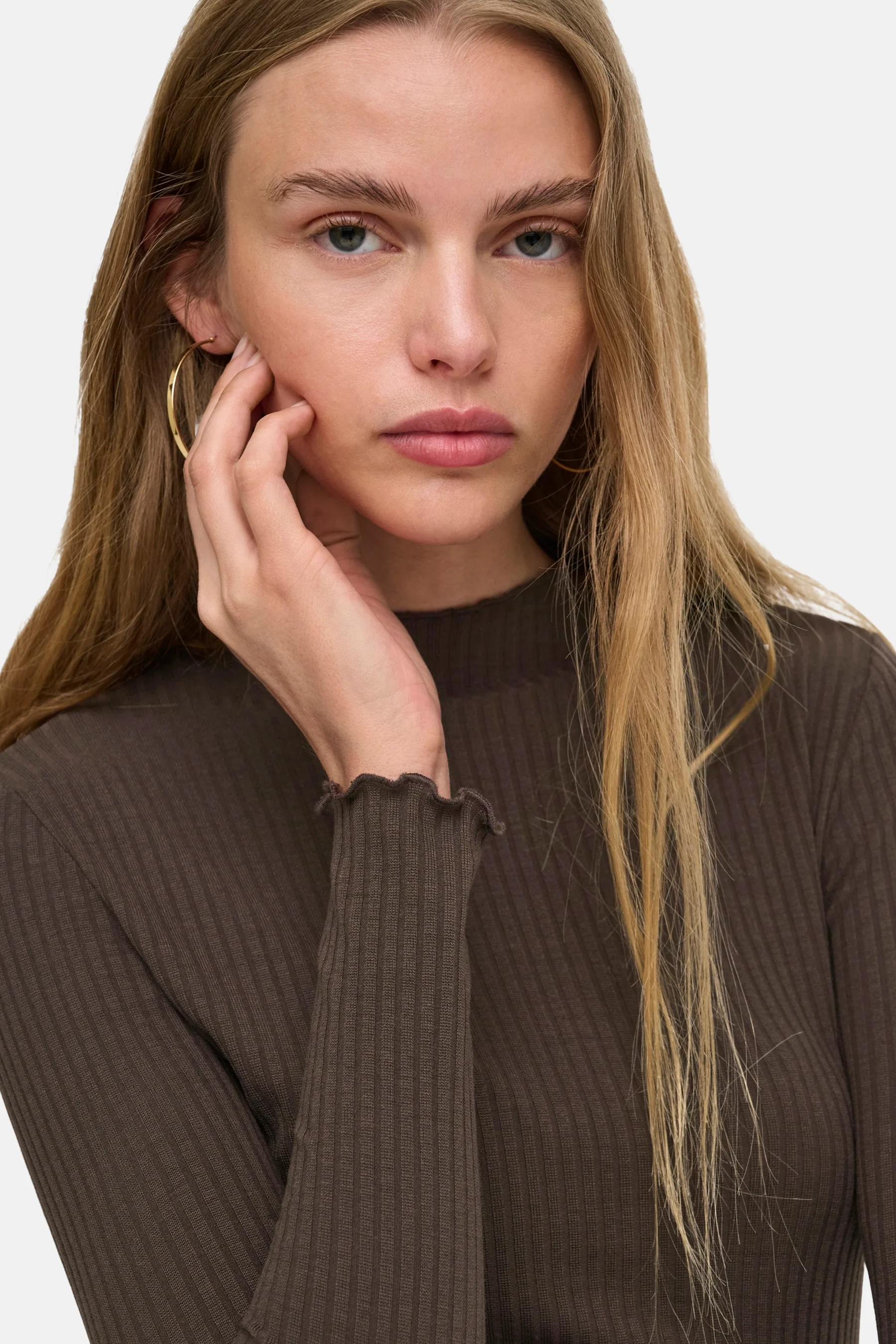 Pull O-hals - bruin - Image 7
