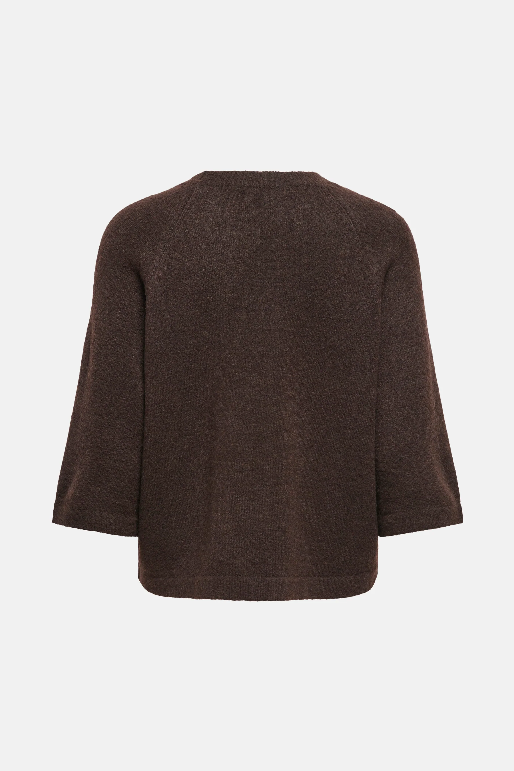 Pull met ronde hals - bruin - Image 4