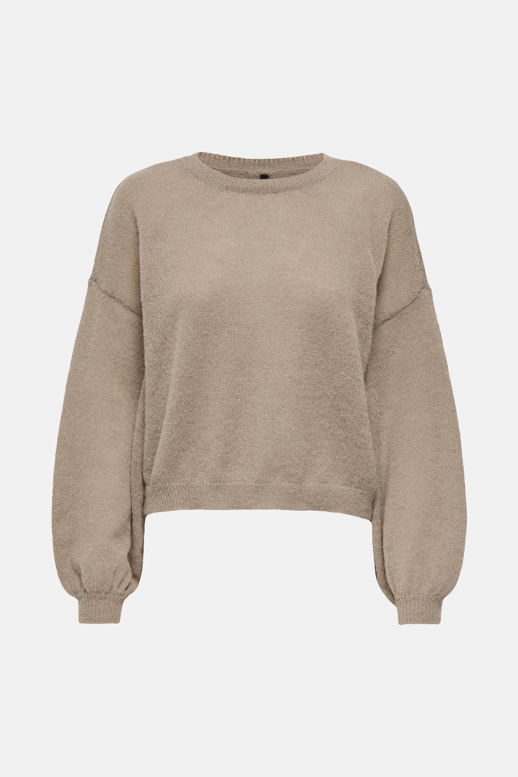 Pull met ronde hals - bruin - Image 6