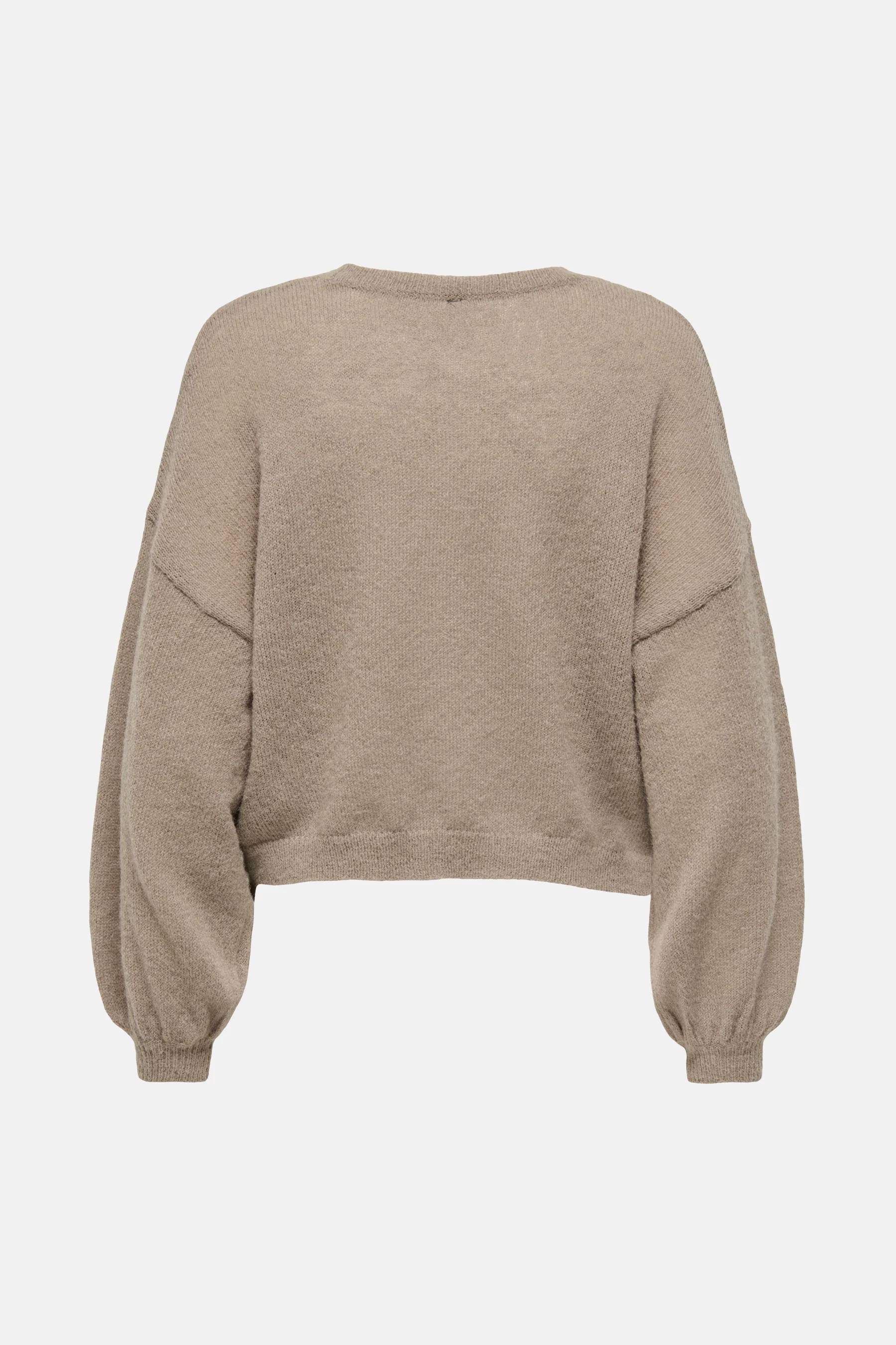 Pull met ronde hals - bruin - Image 7
