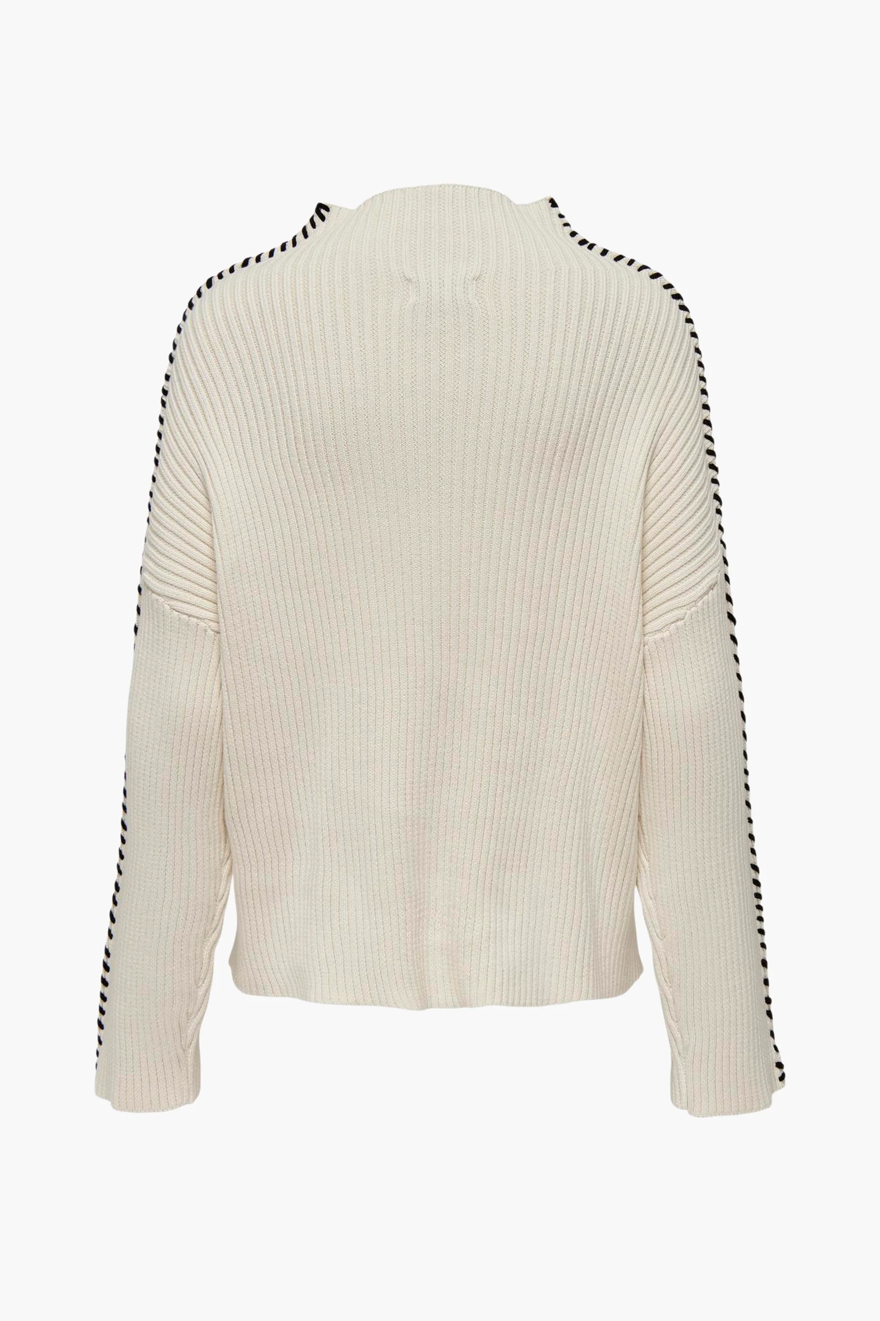 Pull met ronde hals - ecru - Image 2