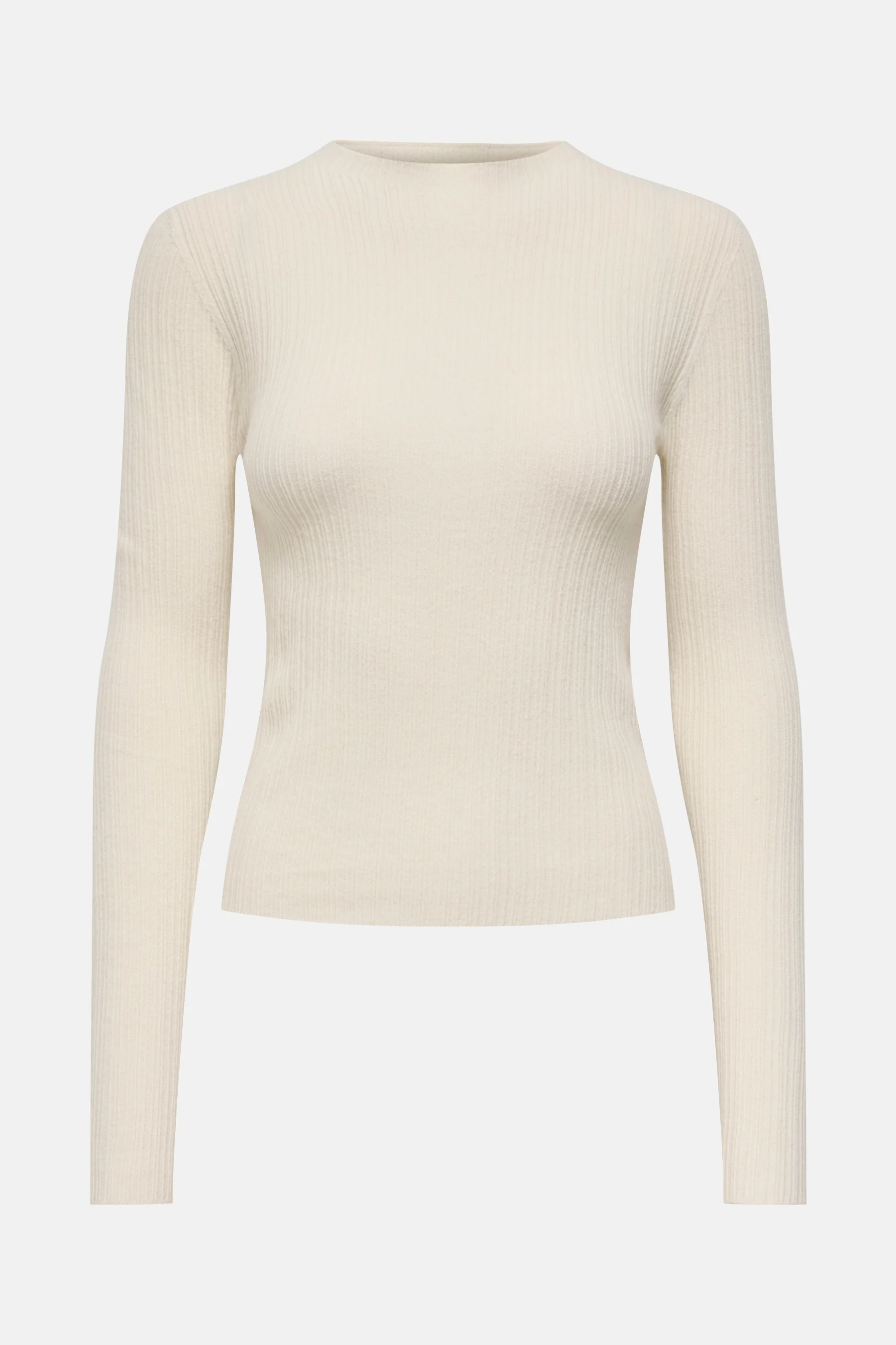 Pull met ronde hals - ecru - Image 6