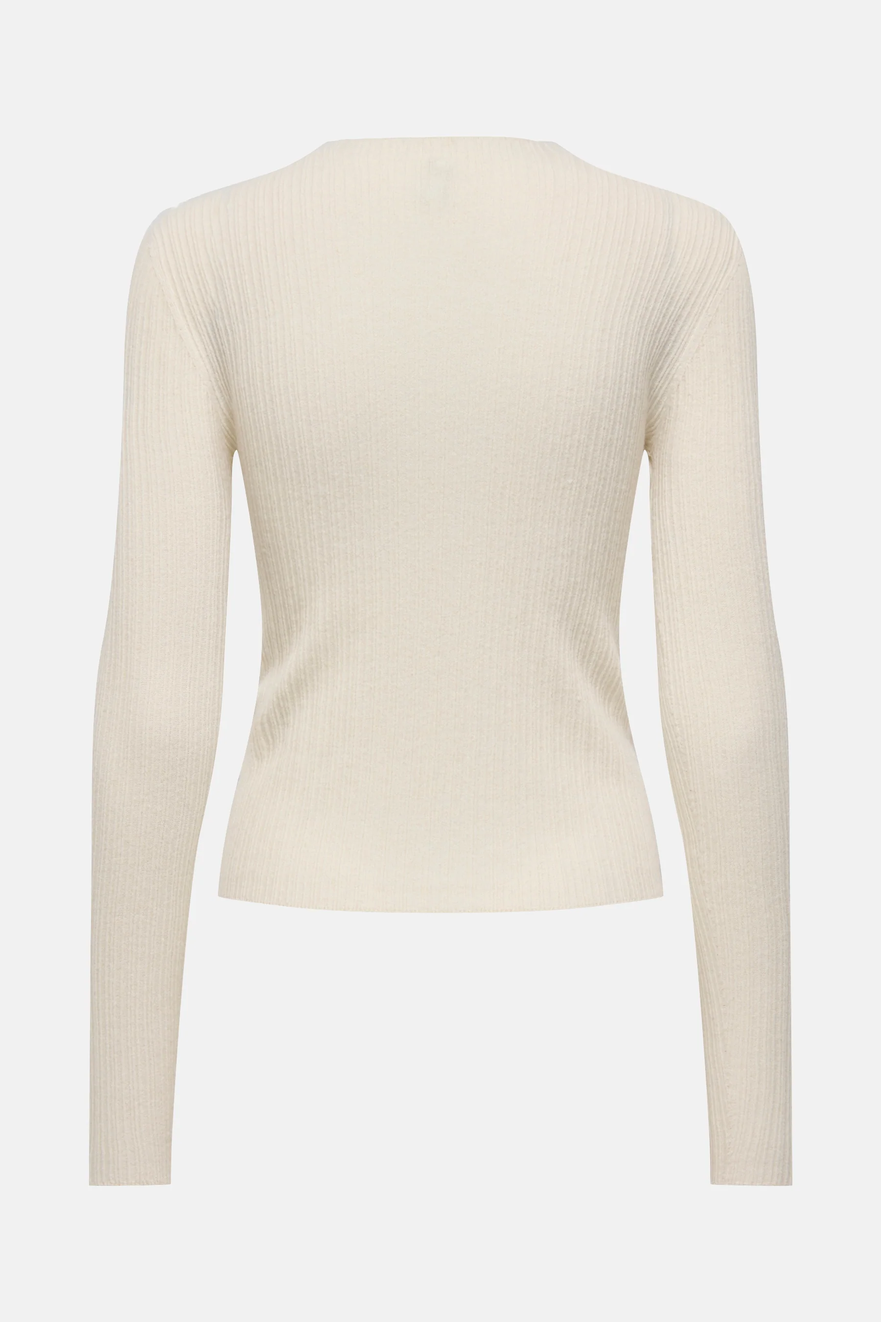 Pull met ronde hals - ecru - Image 7