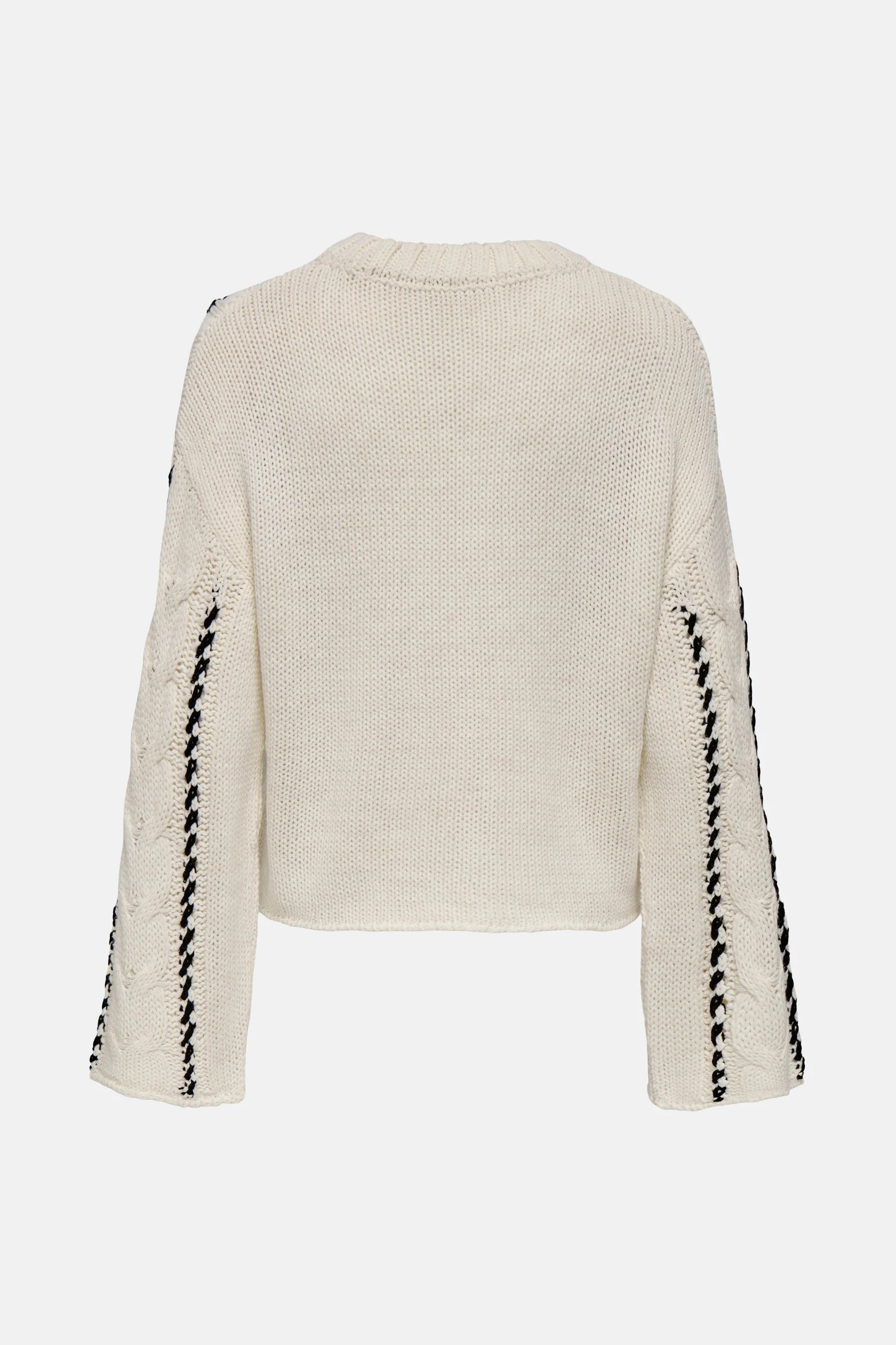 Pull met ronde hals - ecru - Image 2