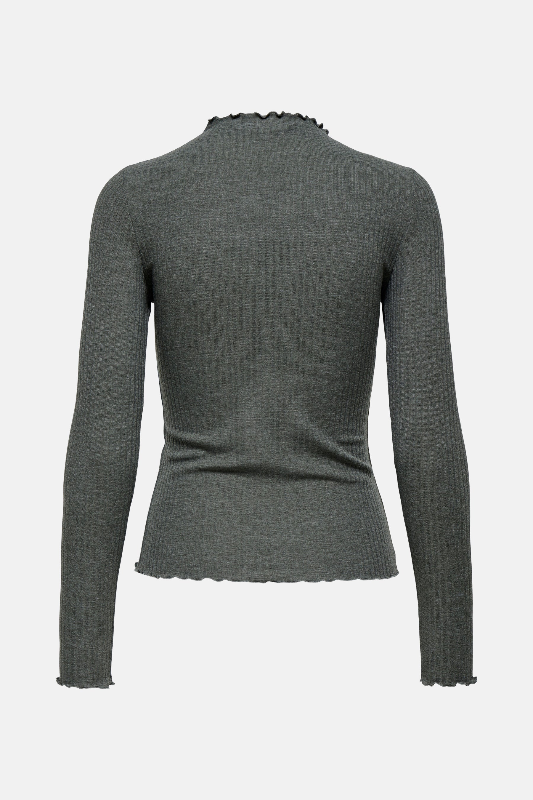 Pull met ronde hals - grijs - Image 7