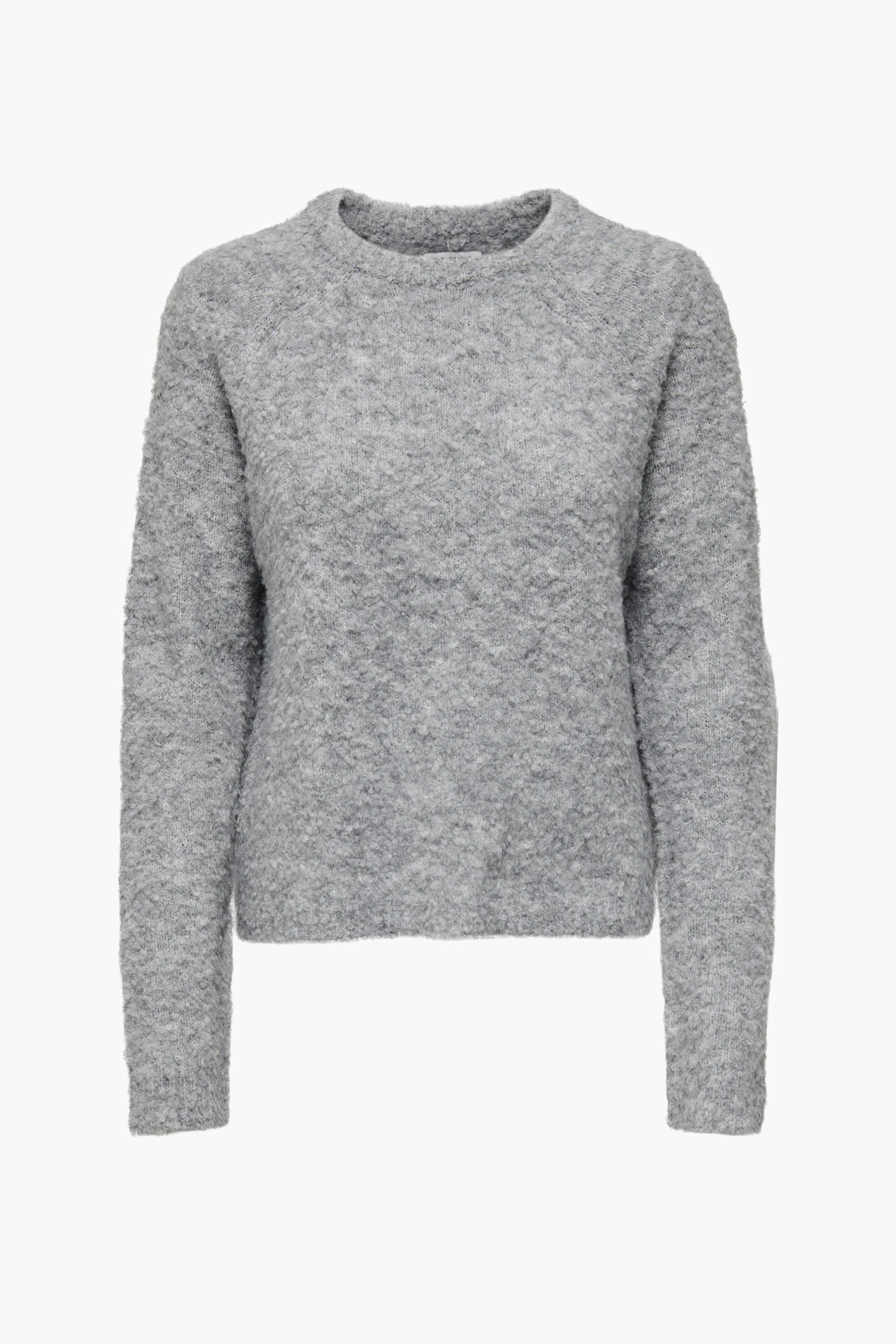 Pull met ronde hals - grijs - Image 3
