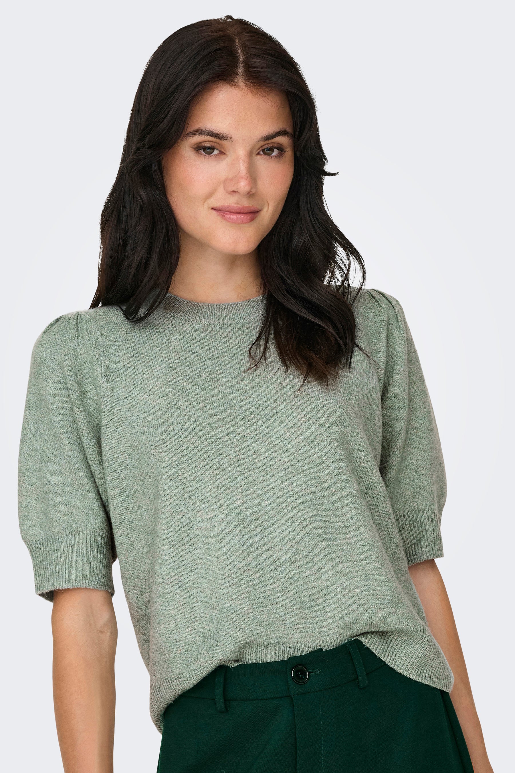 Pull met ronde hals - green - Image 5