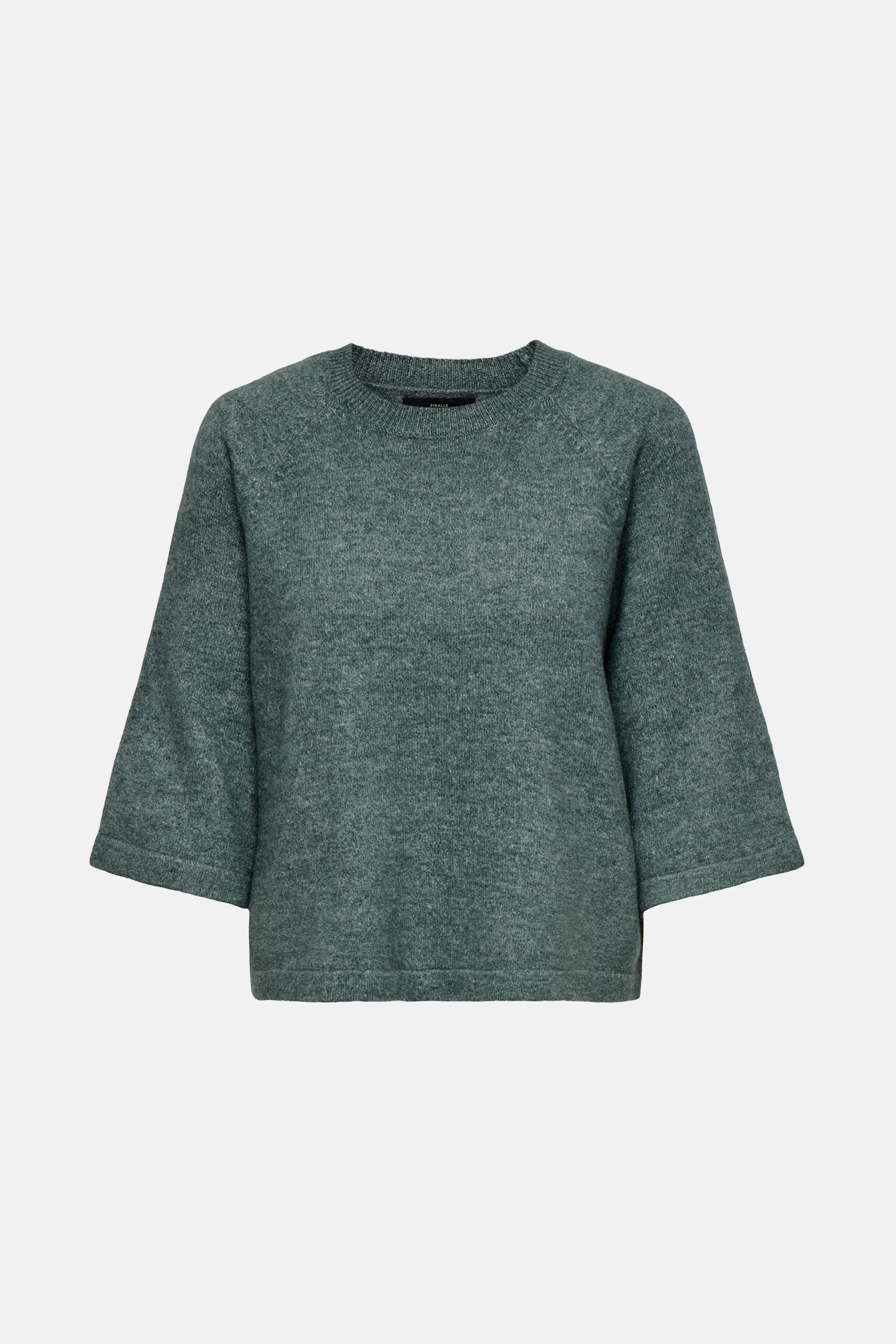 Pull met ronde hals - groen - Image 6