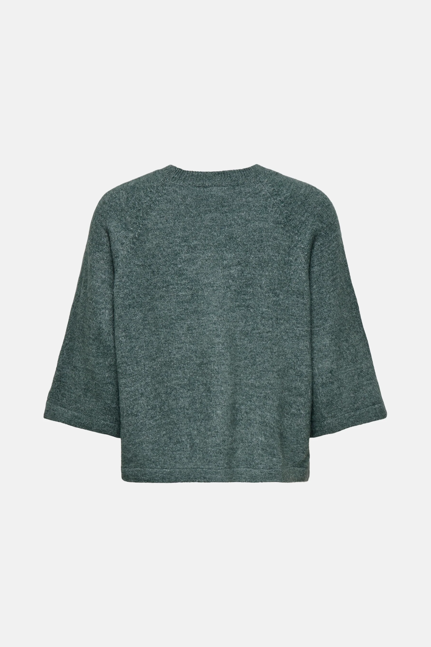 Pull met ronde hals - groen - Image 7