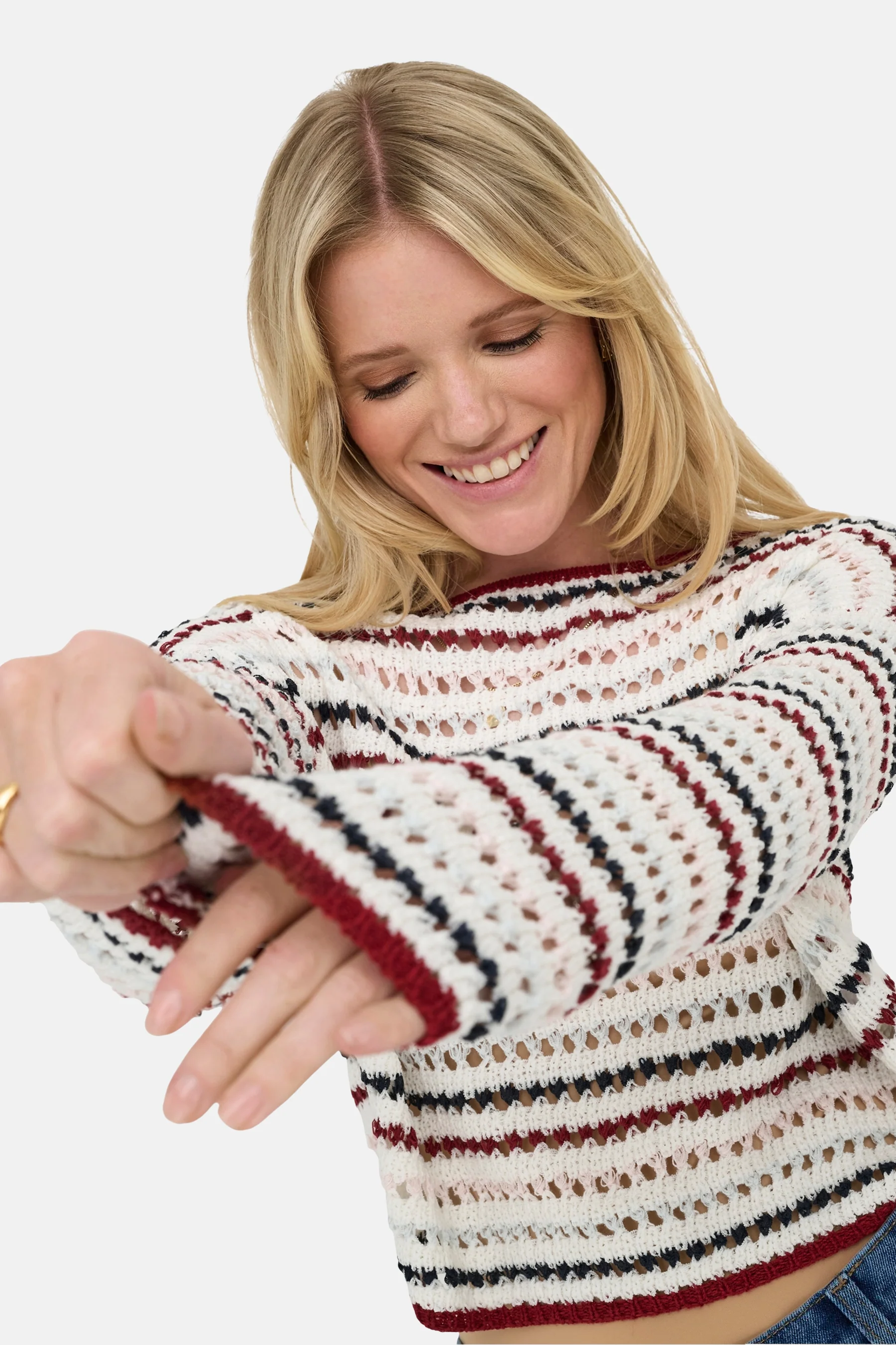 Pull met ronde hals - multicolor - Image 6