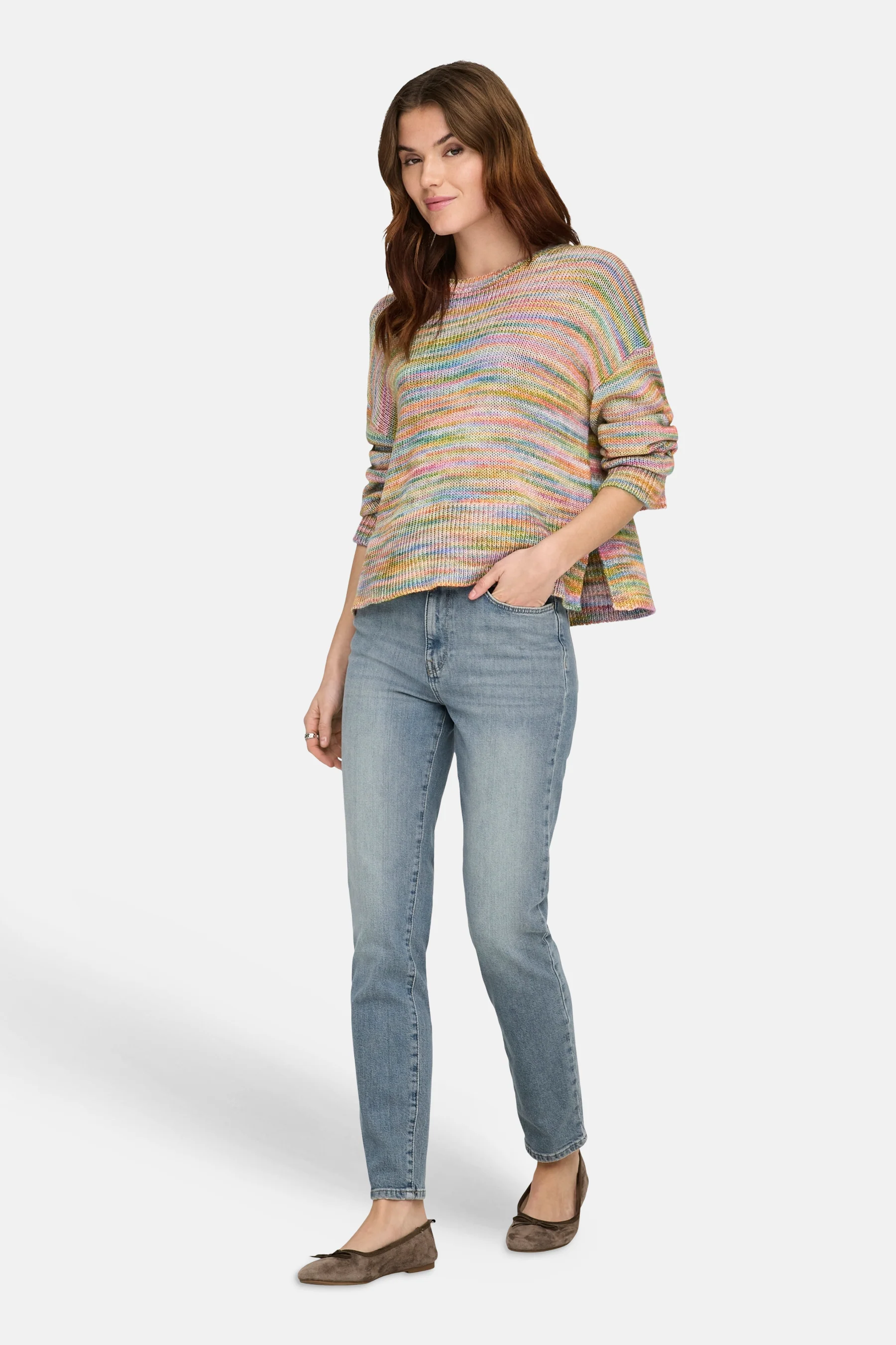 Pull met ronde hals - multicolor - Image 2