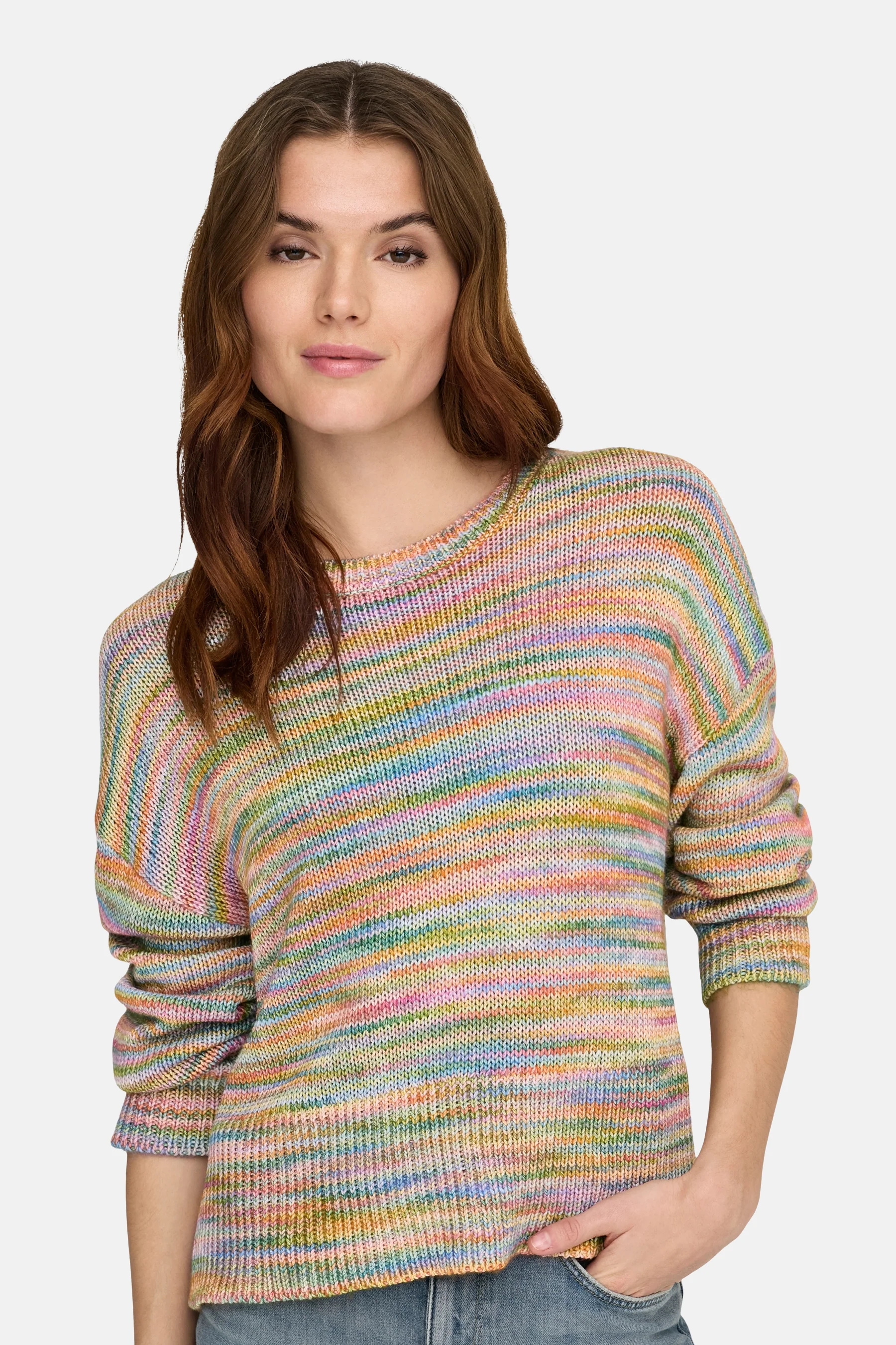 Pull met ronde hals - multicolor - Image 5