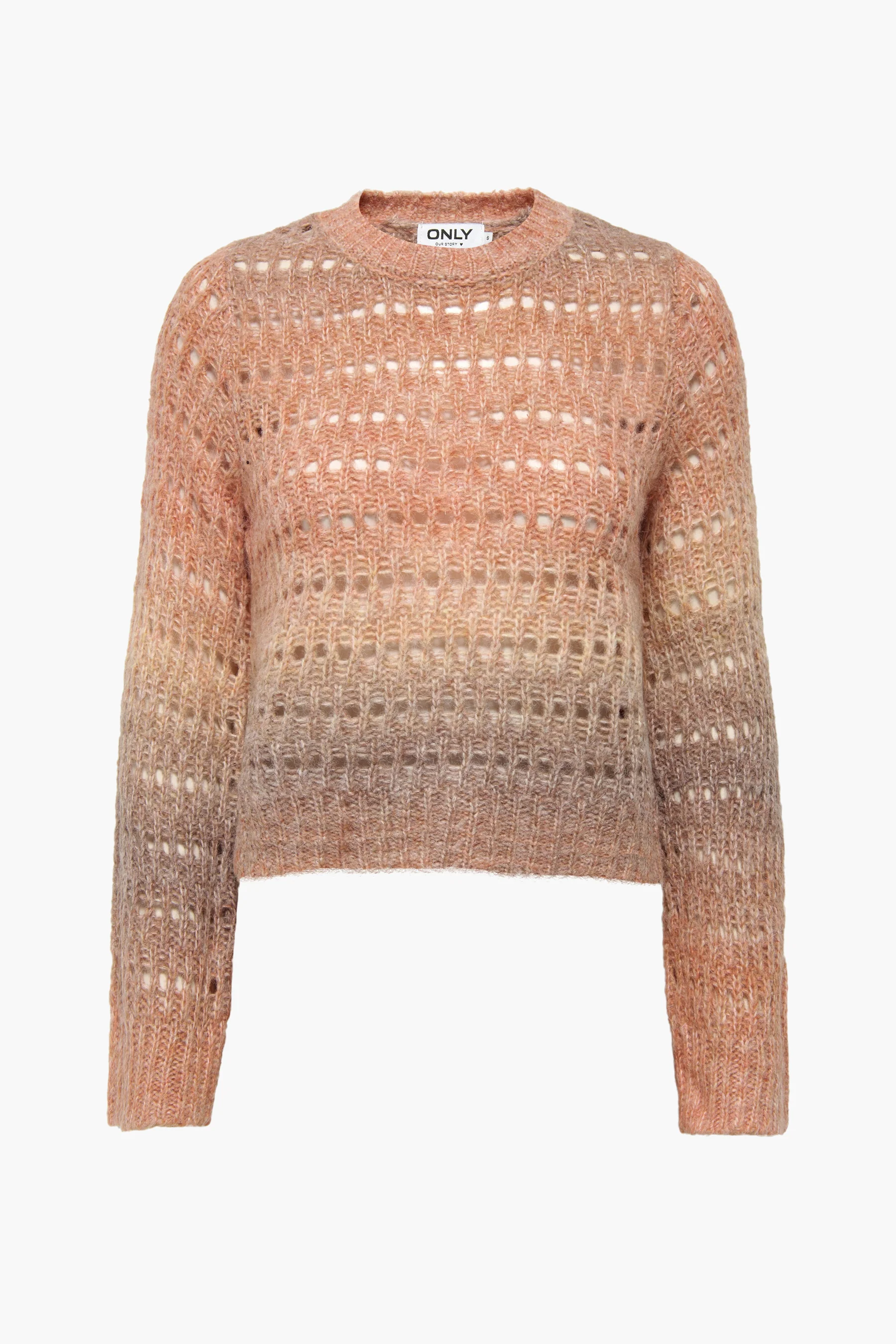 Pull met ronde hals - oranje - Image 6