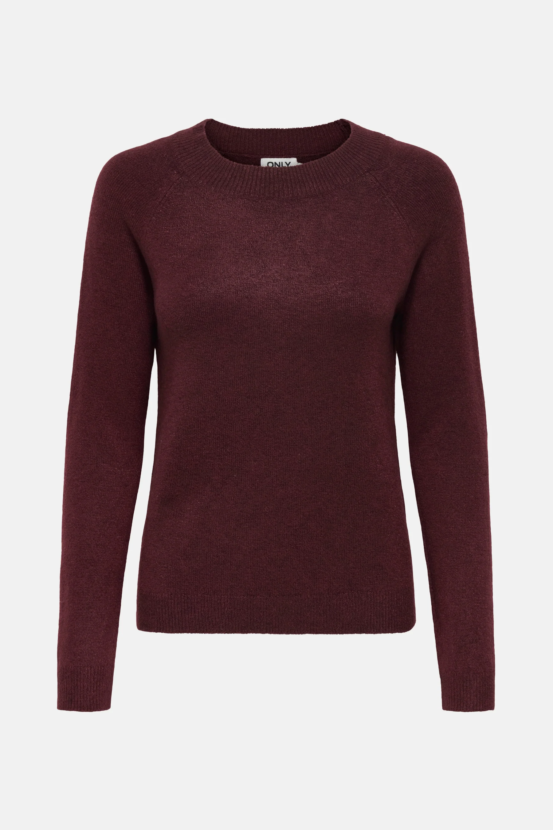 Pull met ronde hals - Bordeaux - Image 3