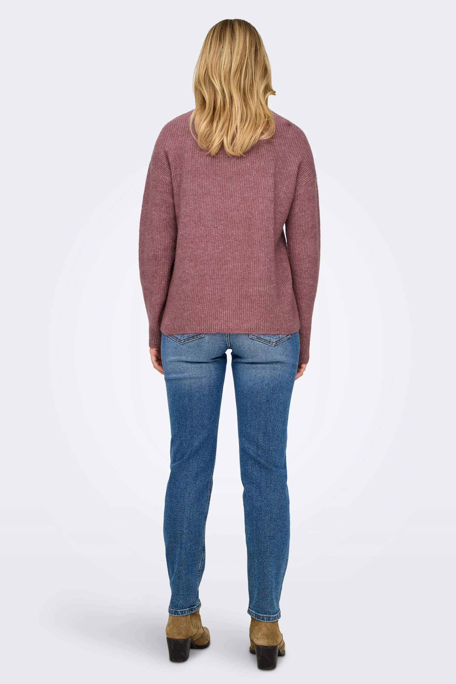 Pull met ronde hals - roze - Image 3