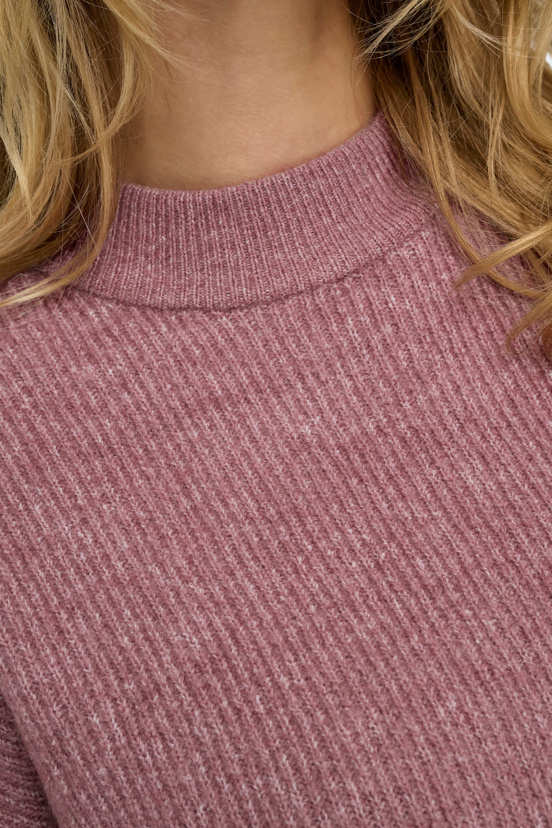 Pull met ronde hals - roze - Image 4