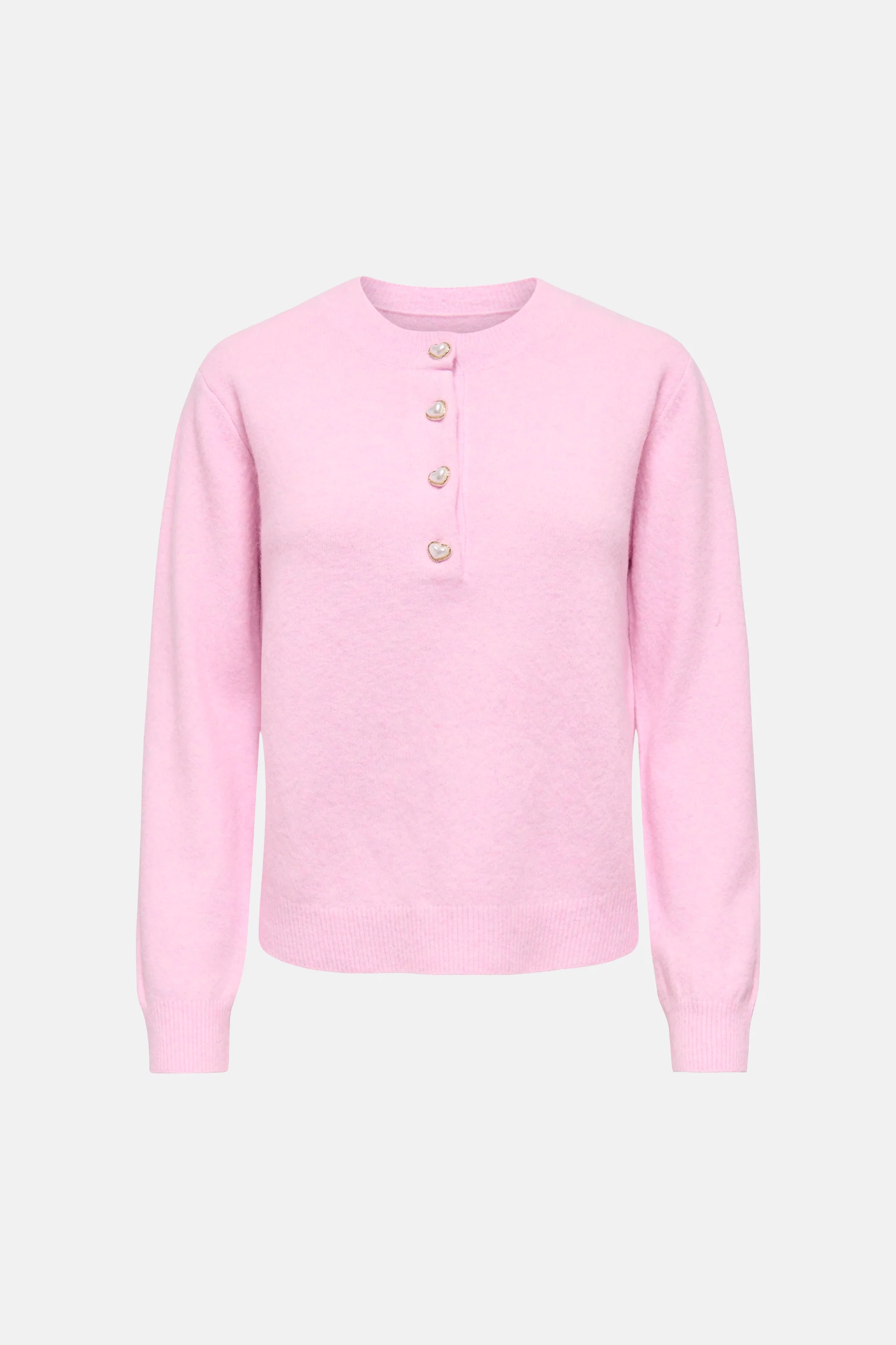 Pull met ronde hals - roze - Image 6