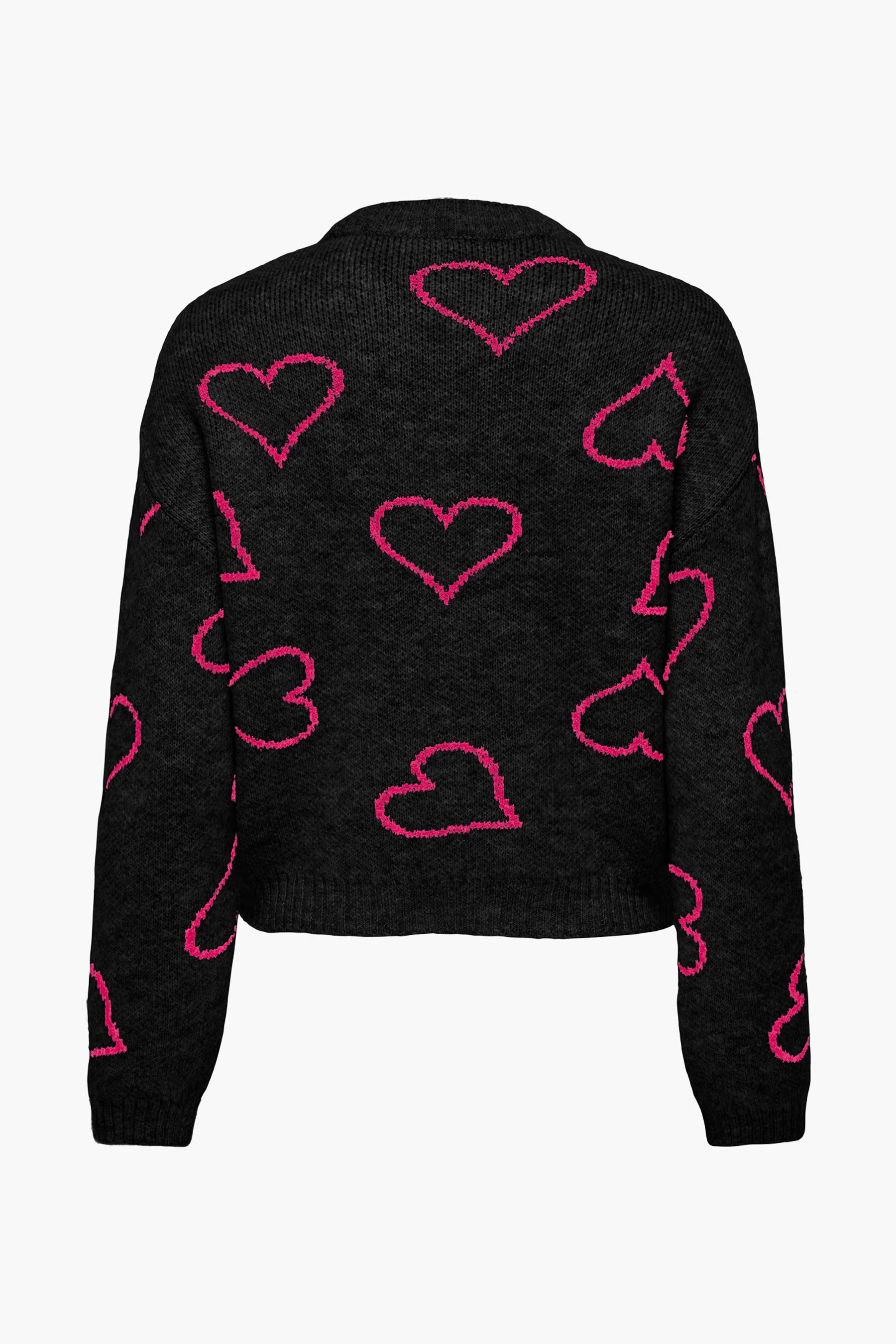 Pull met ronde hals - zwart - Image 4