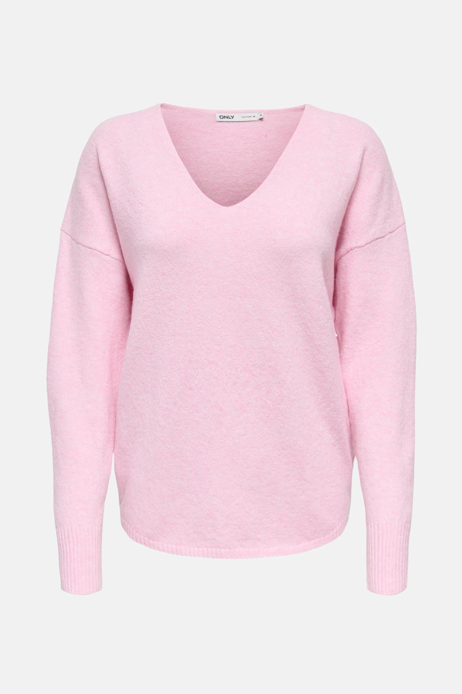 Pull met V-hals - roze - Image 5