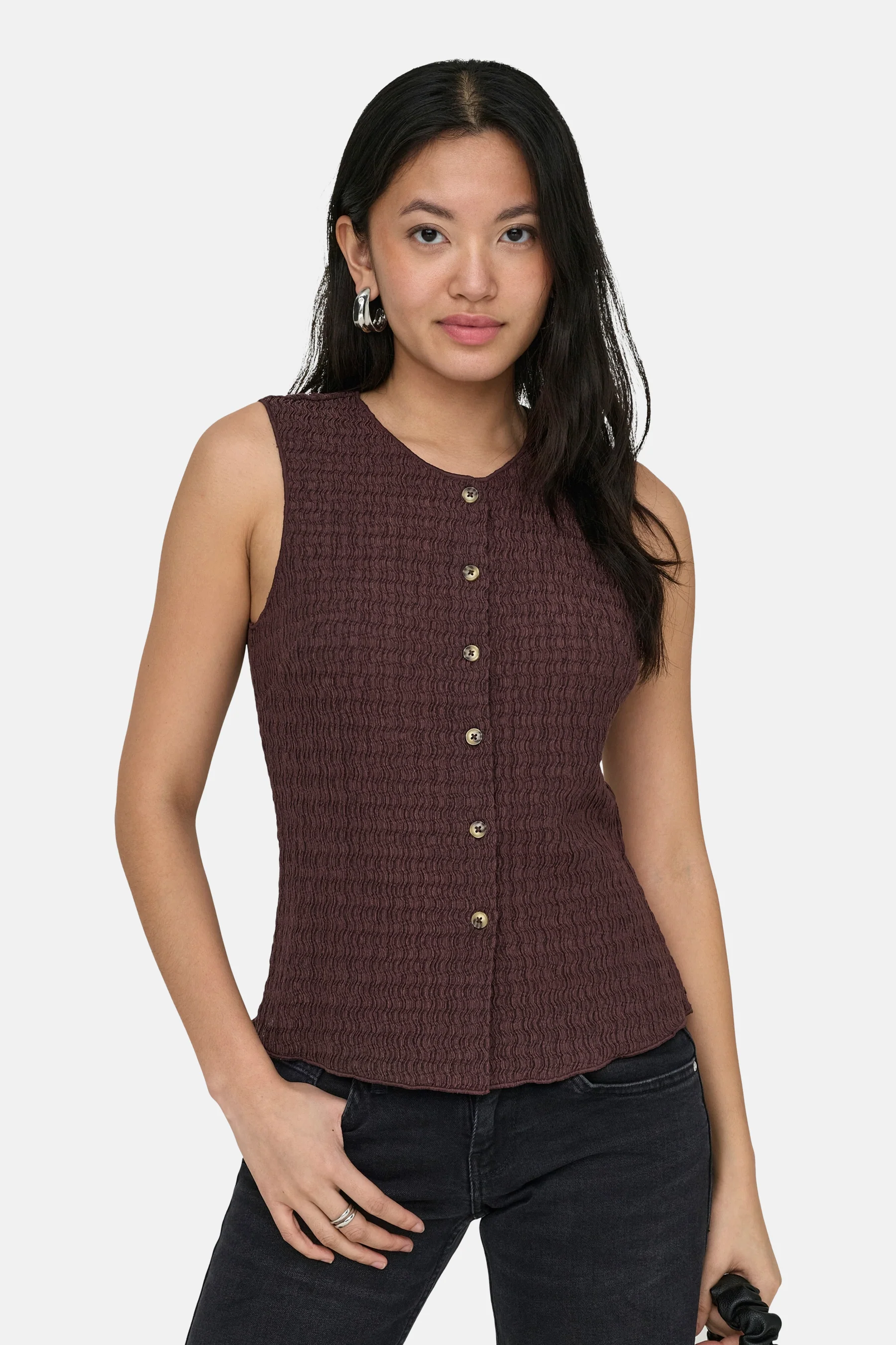 Gilet - bruin - Image 4
