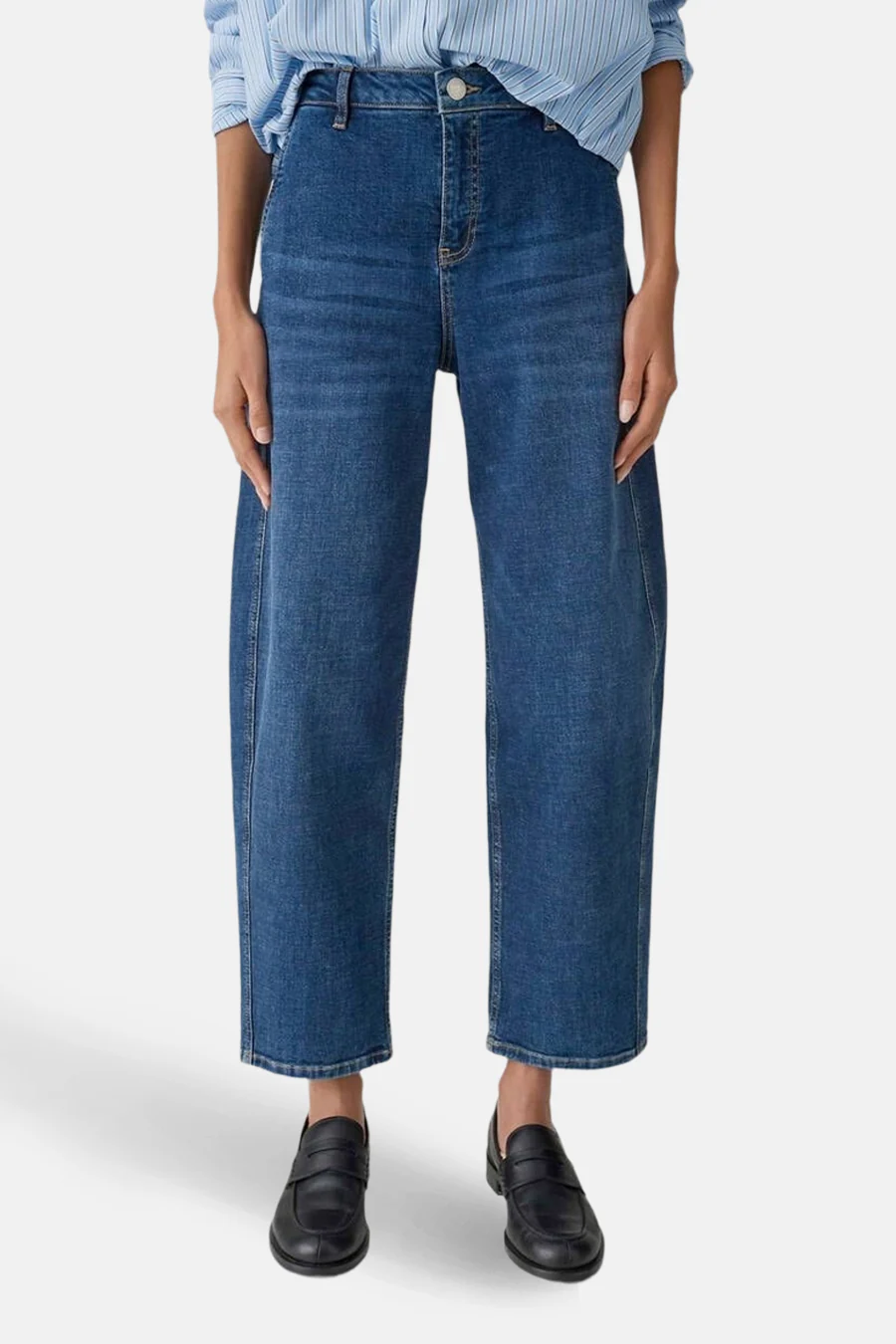 Jeans straight blauw - OPUS
