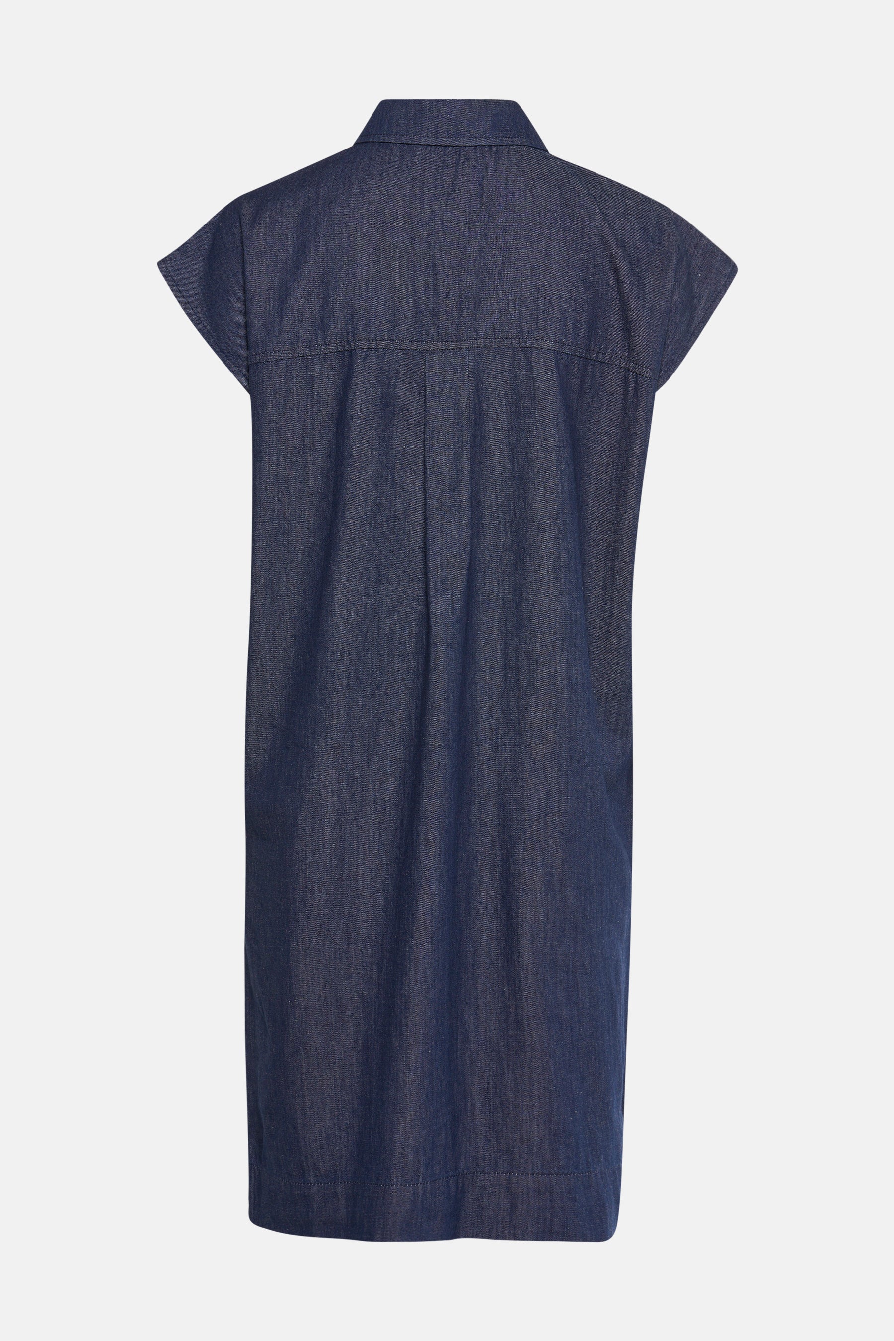 Kleedje met korte mouwen - mid blue denim - Image 3