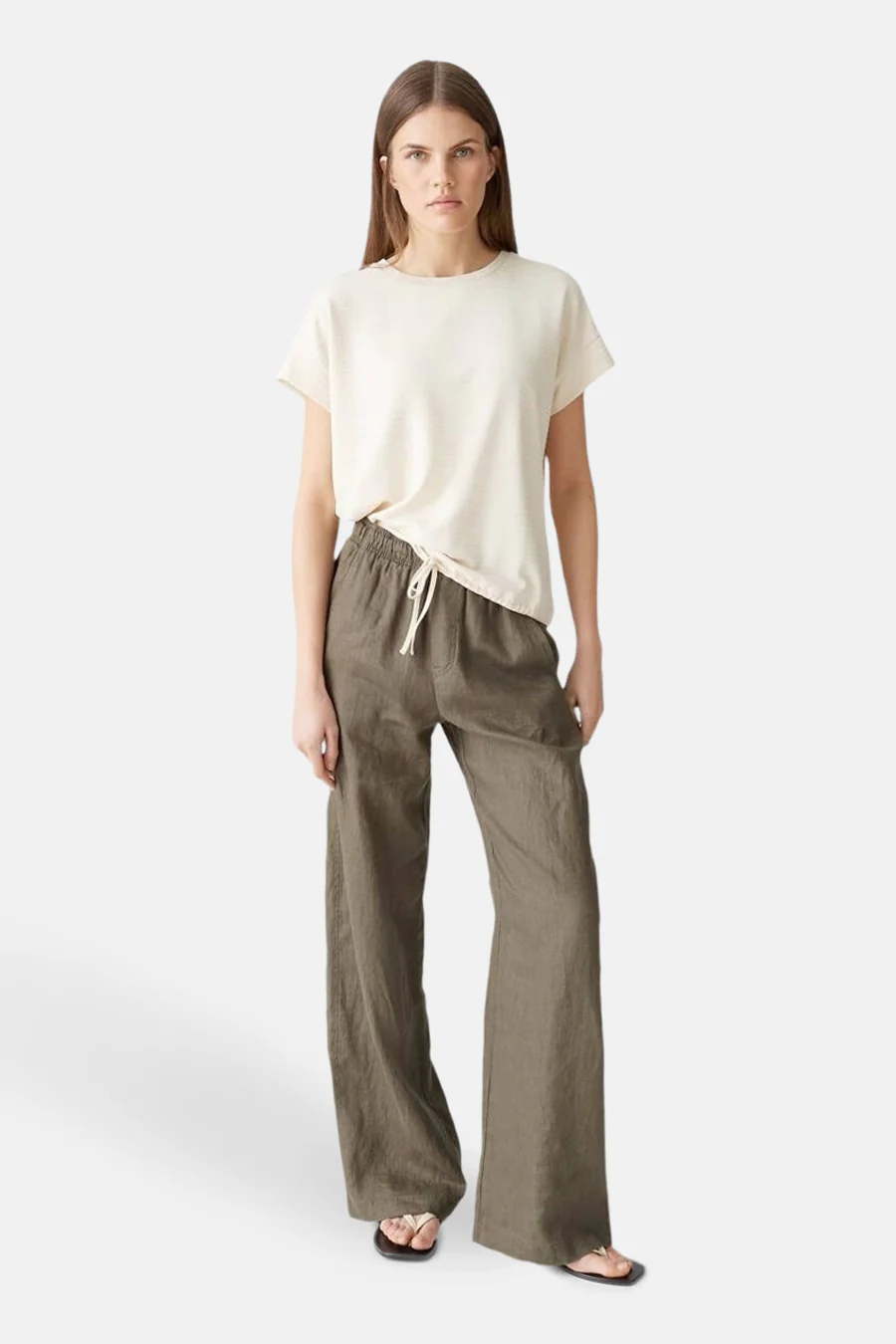 T-shirt met korte mouwen - ecru - Image 2