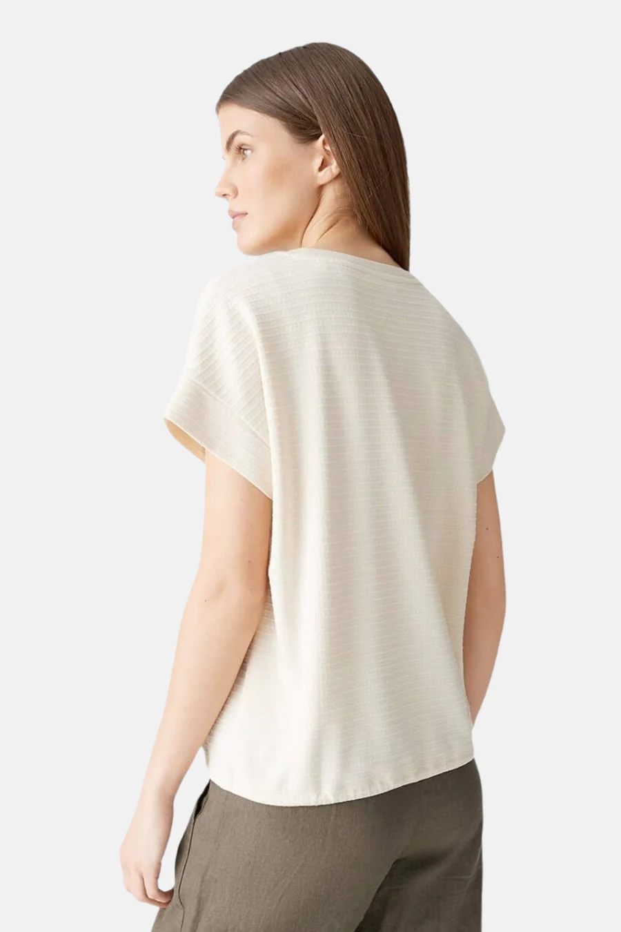 T-shirt met korte mouwen - ecru - Image 3