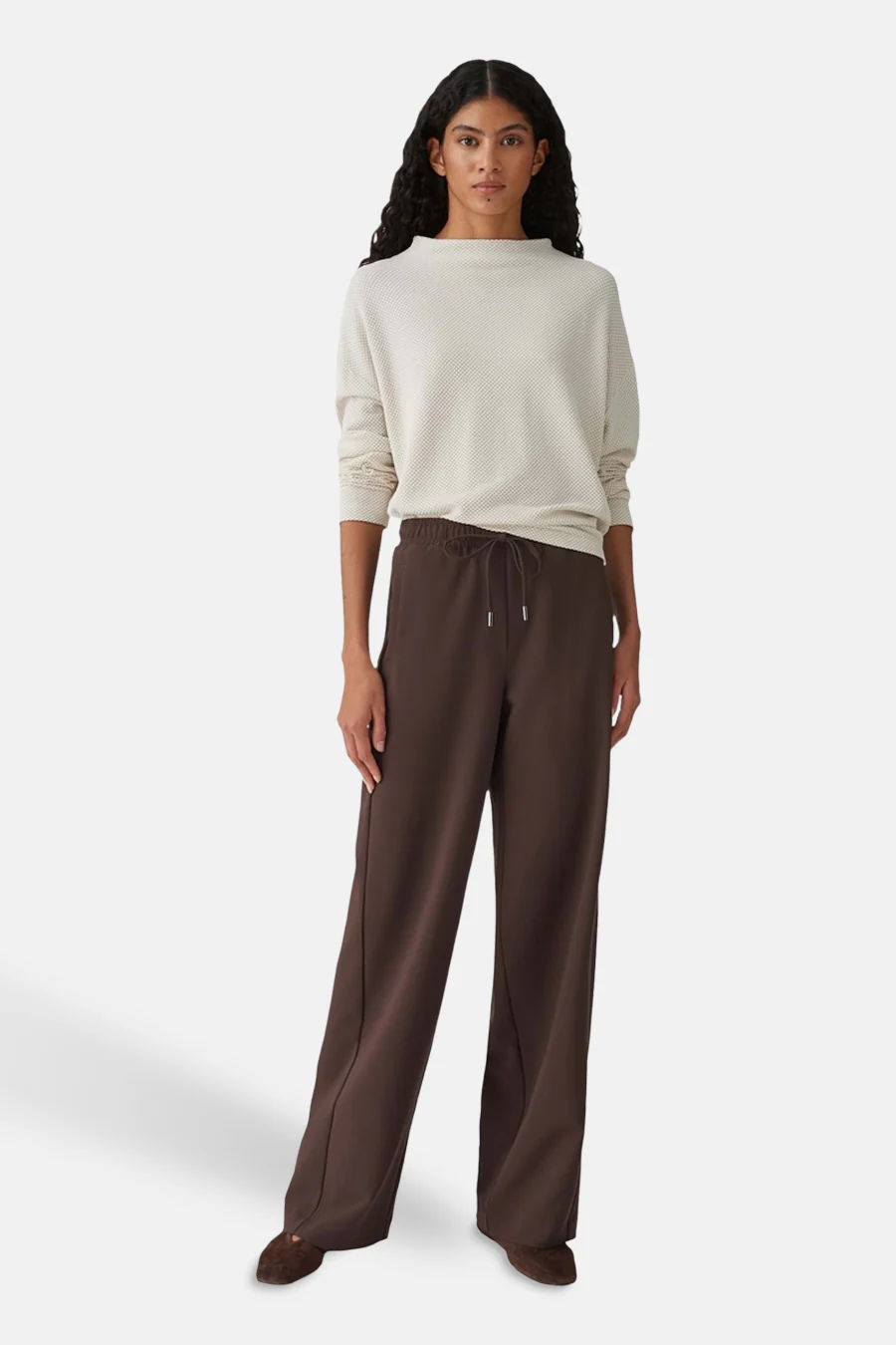 T-shirt met lange mouwen - beige - Image 2