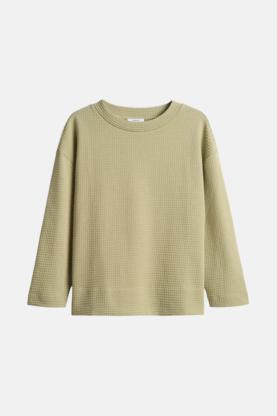 Pull met ronde hals - groen - Image 5