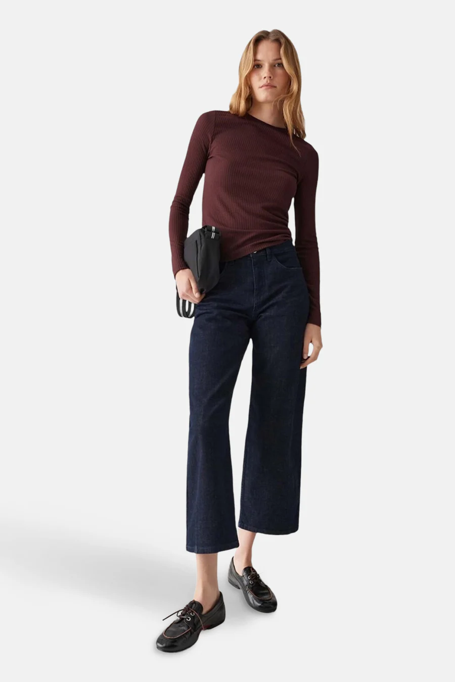 Pull met ronde hals - Bruin - Image 2