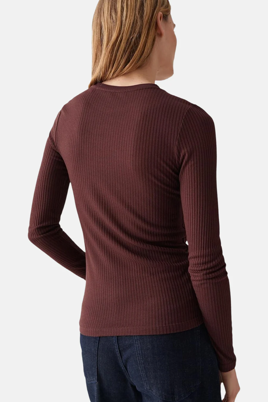 Pull met ronde hals - Bruin - Image 4