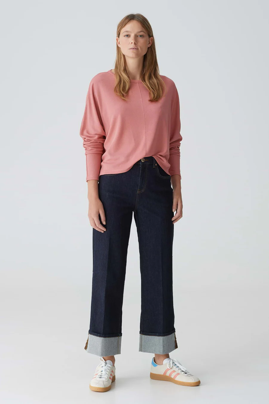Pull met ronde hals - roze - Image 2