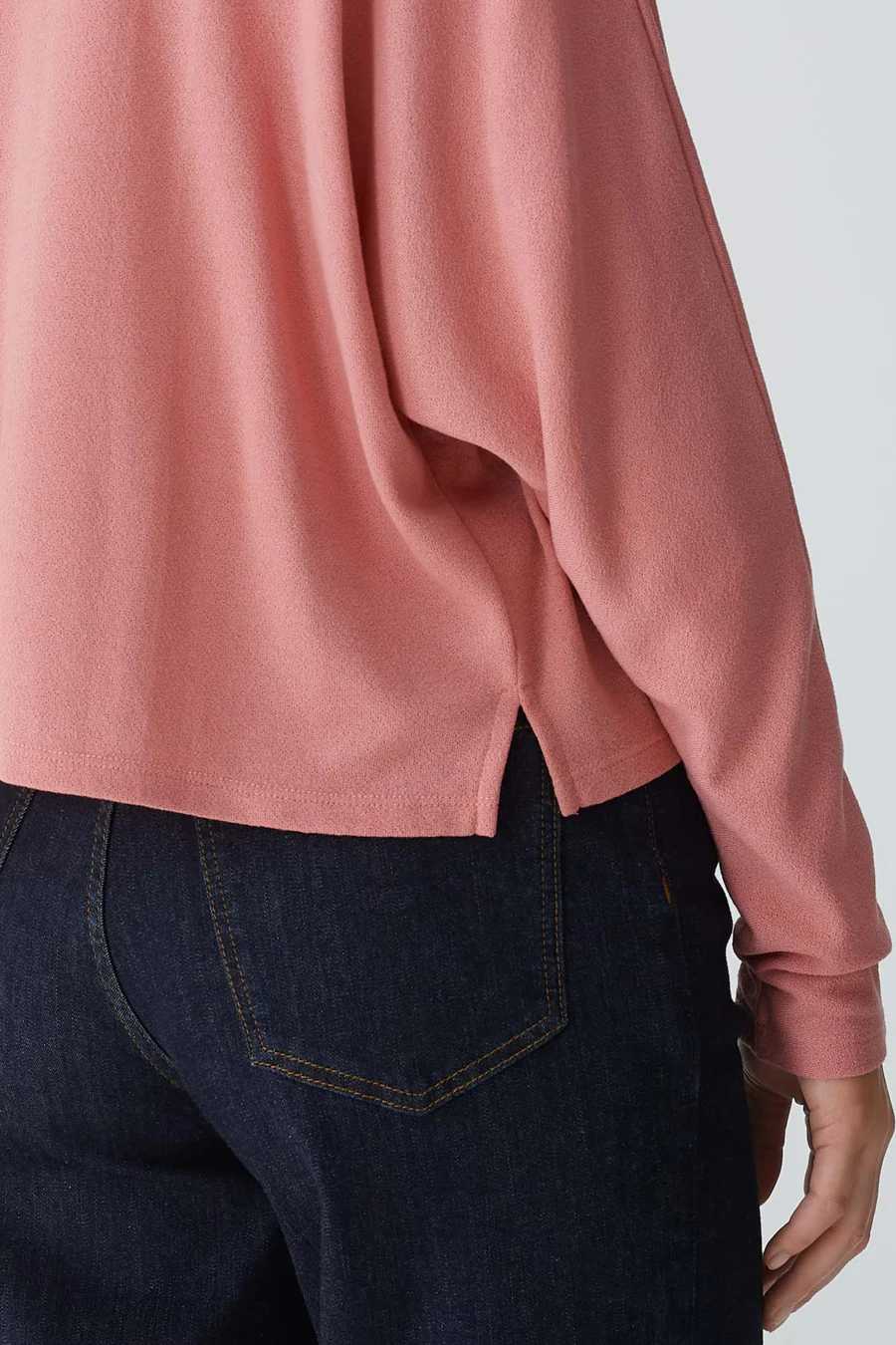 Pull met ronde hals - roze - Image 4