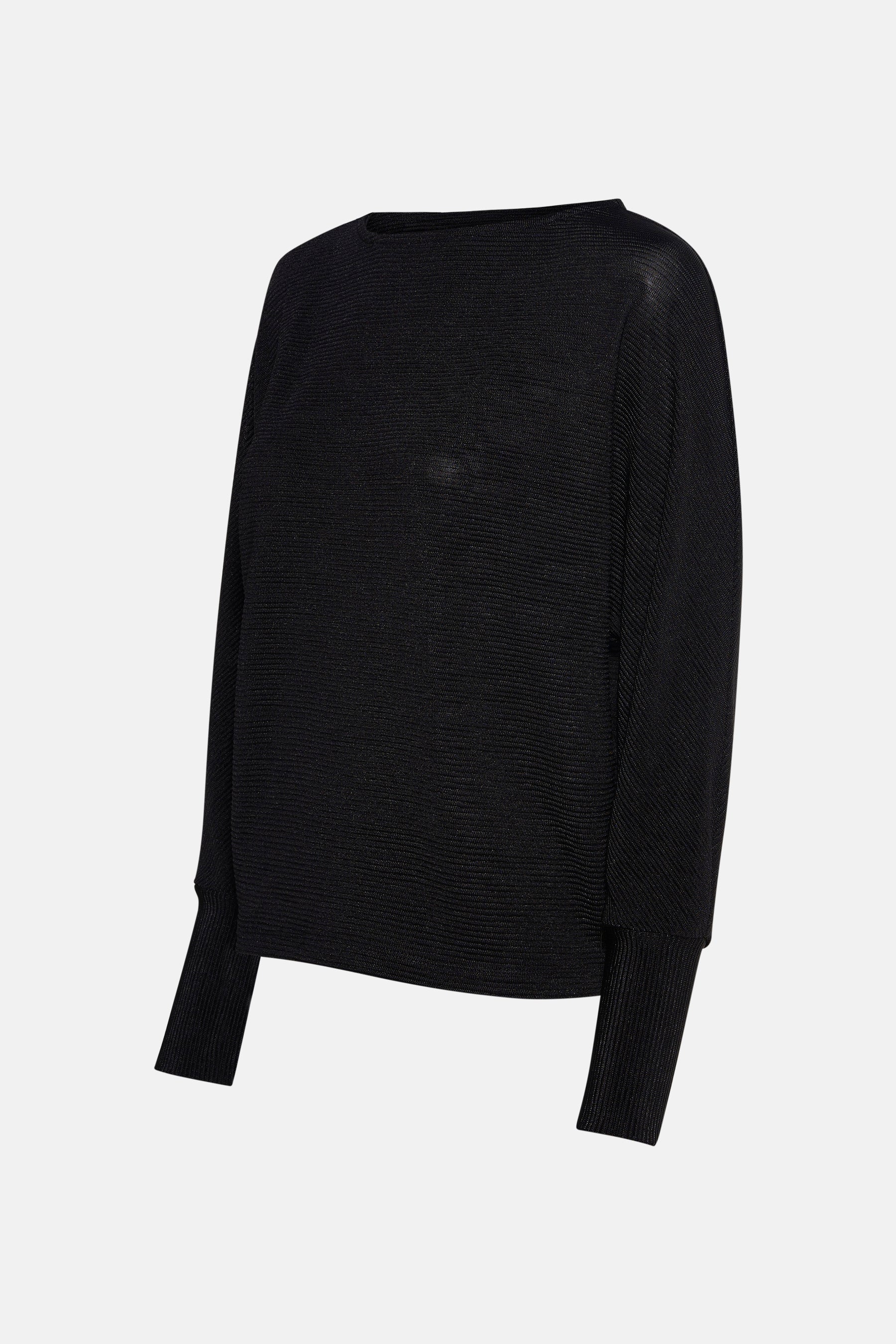 Pull met ronde hals - zwart - Image 2