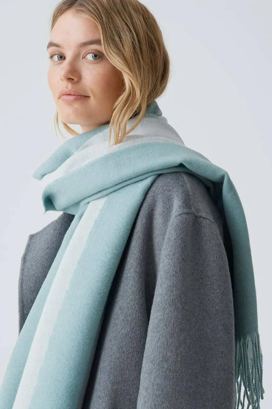 Wintersjaal - blauw - Image 2