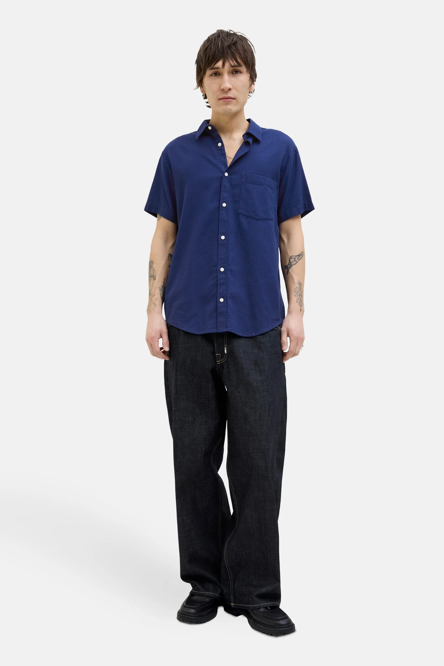 Hemd met korte mouwen - blauw - Image 2