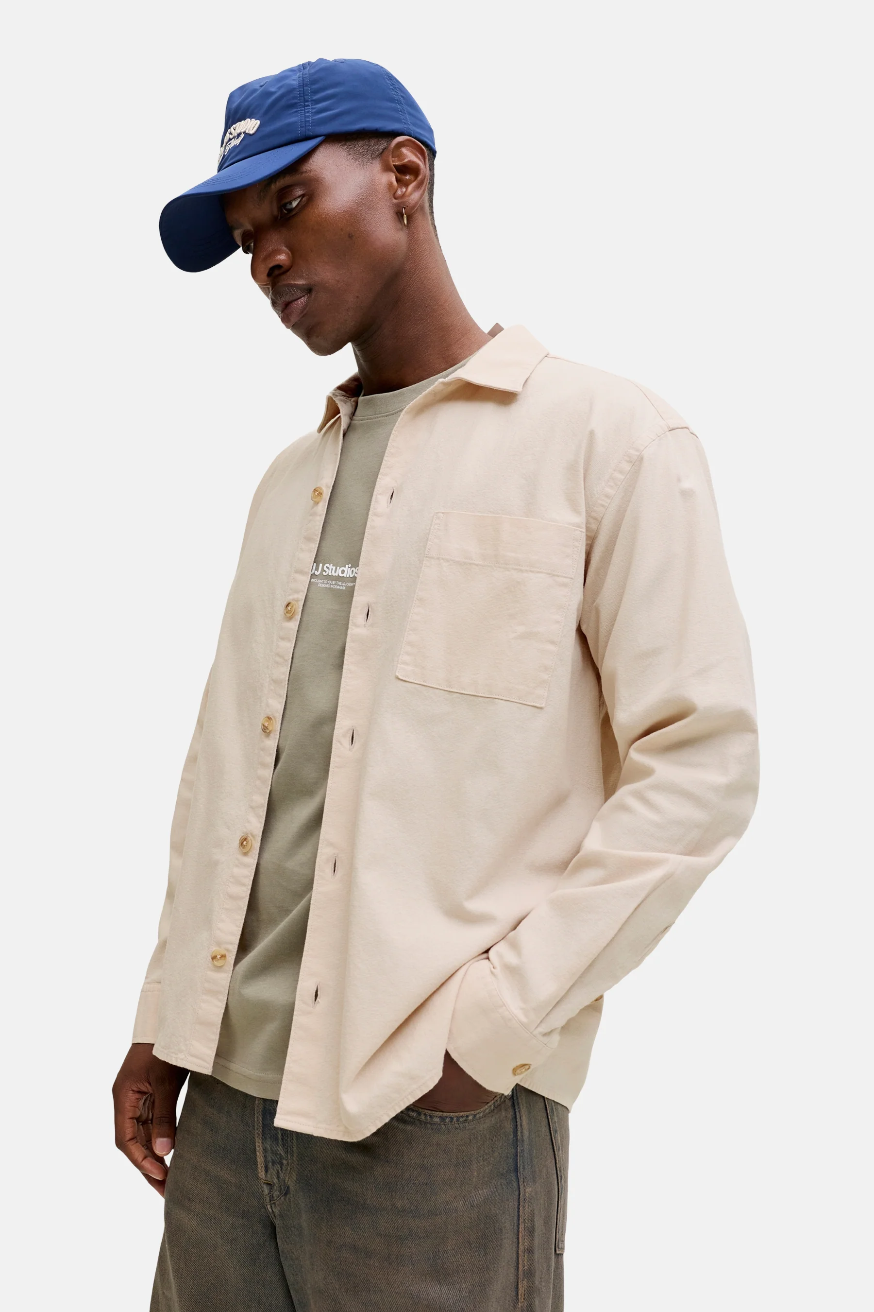 Hemd met lange mouwen - beige - Image 6