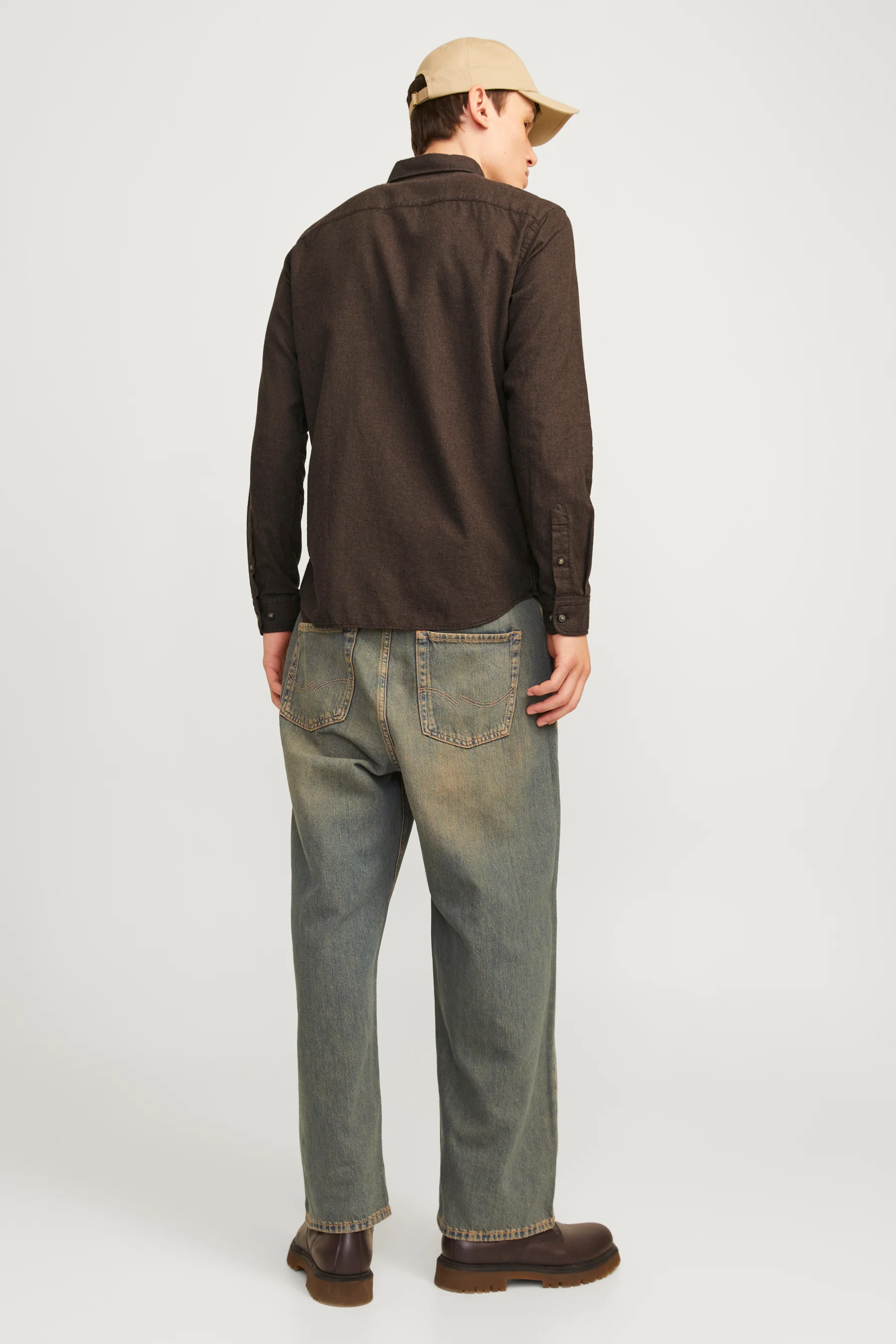 Hemd met lange mouwen - bruin - Image 3