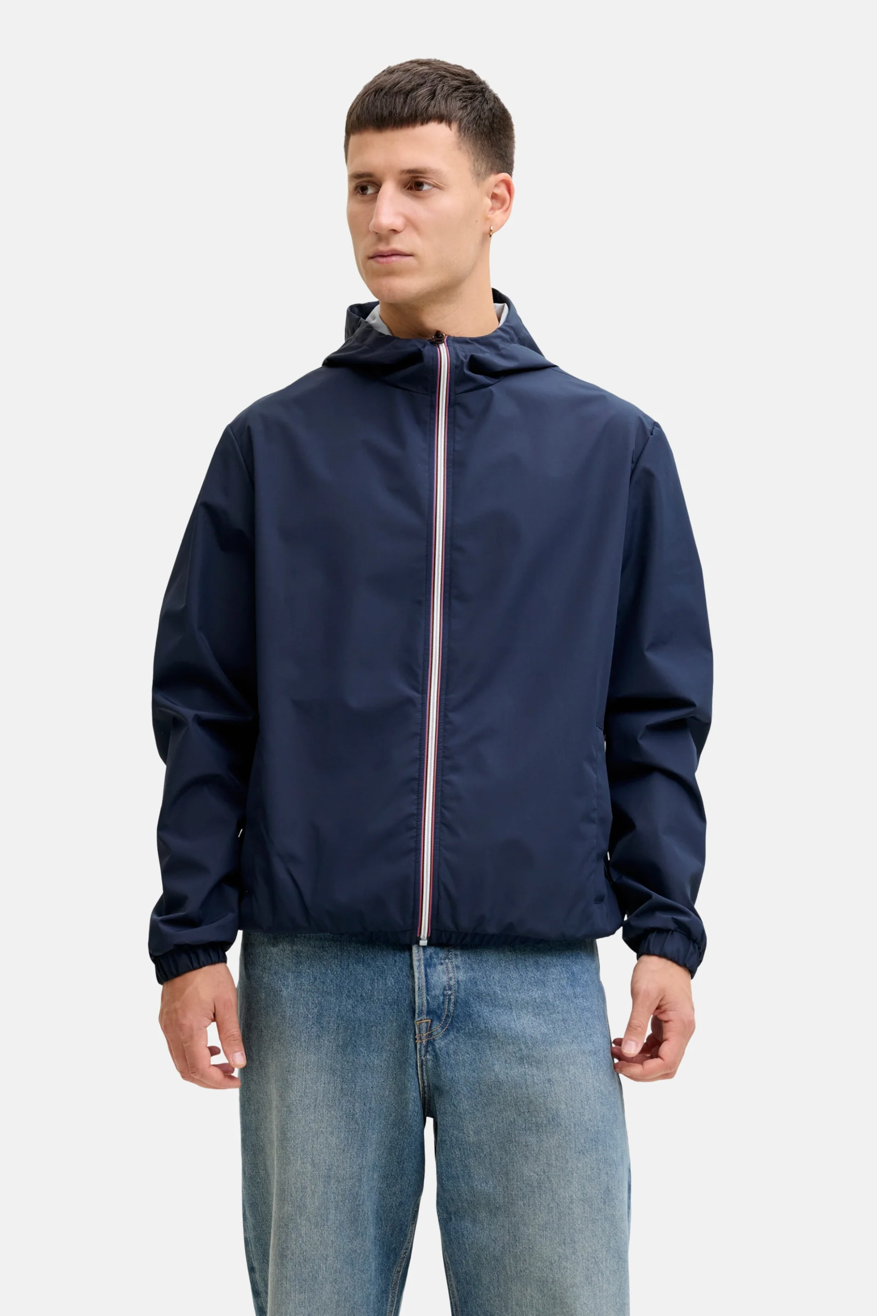 Korte jas - blauw