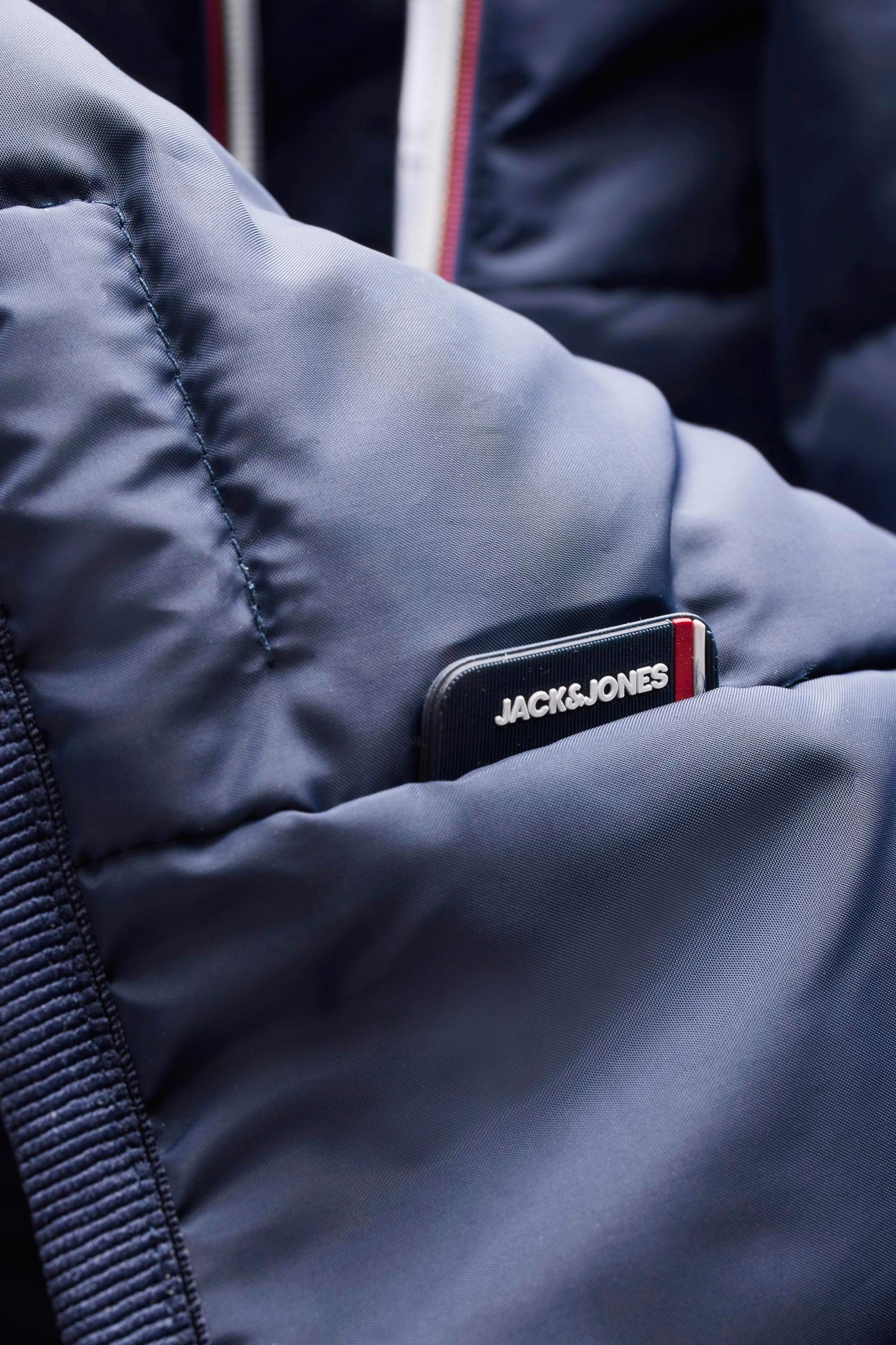 Jas (kort) blauw - ORIGINALS BY JACK & JONES - Image 2