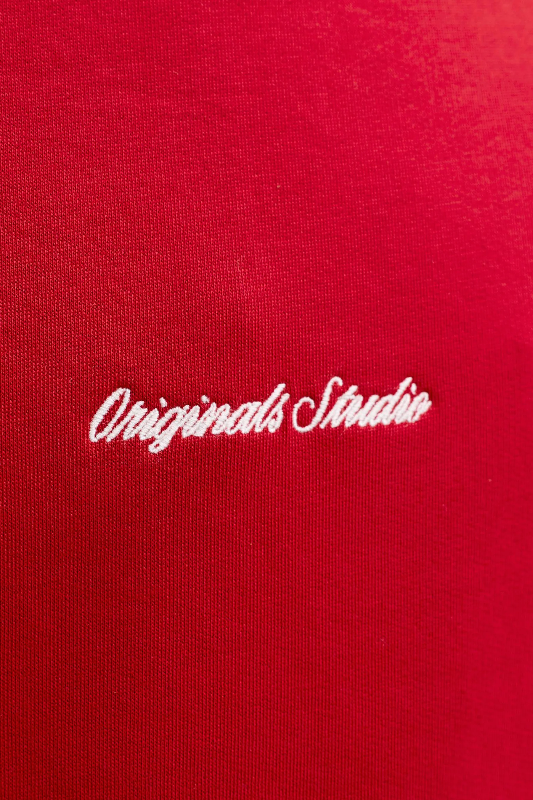 Sweater O-hals - rood - Image 4